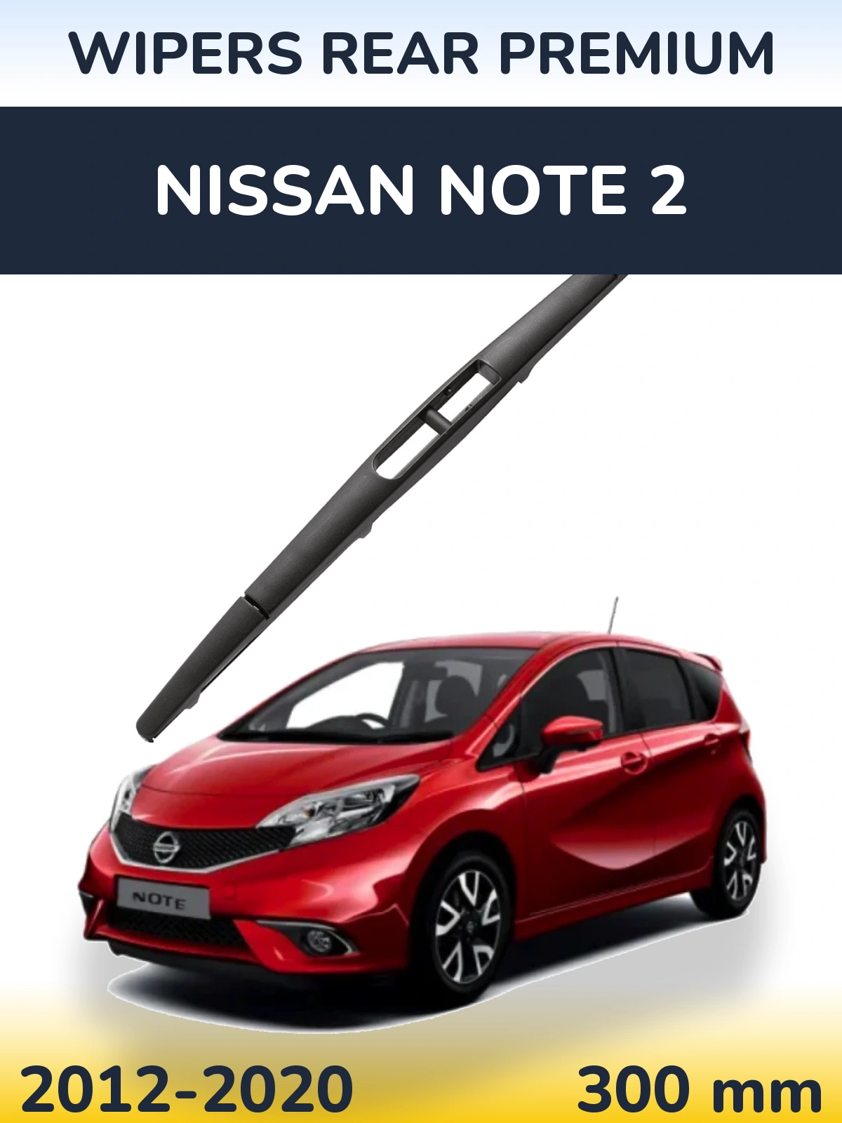 Ștergătoare WIPERS REAR PREMIUM pentru Nissan Note 2