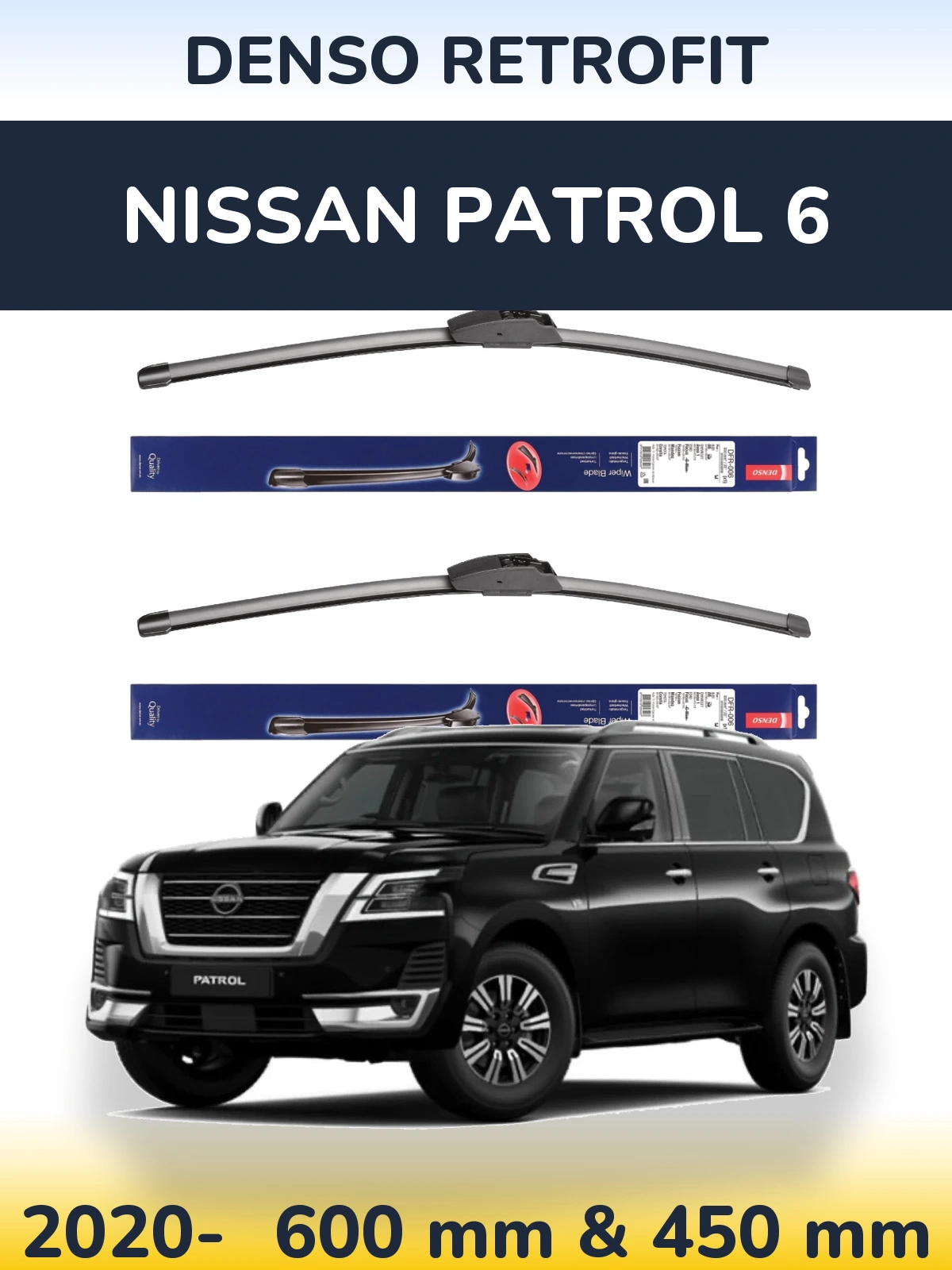 Ștergătoare Denso Retrofit pentru Nissan Patrol 6