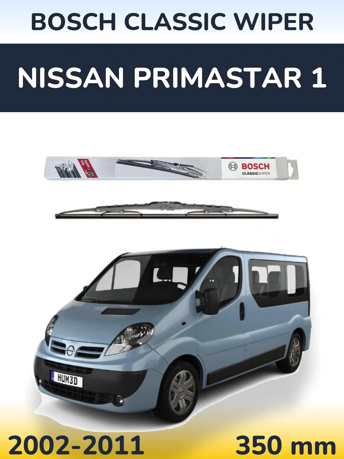 Ștergătoare BOSCH Classic Wiper pentru Nissan Primastar 1