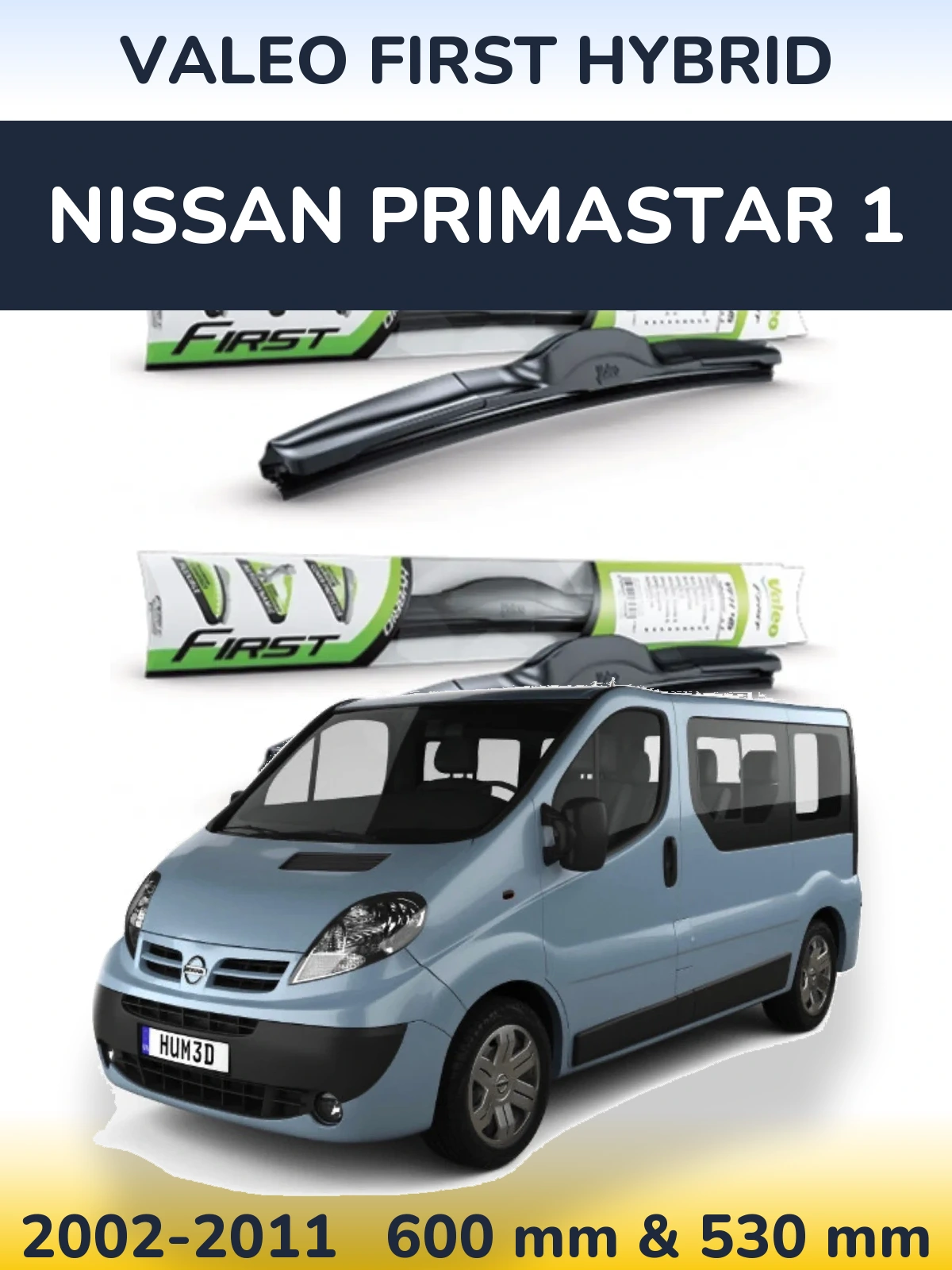 Ștergătoare Valeo First Hybrid pentru Nissan Primastar 1