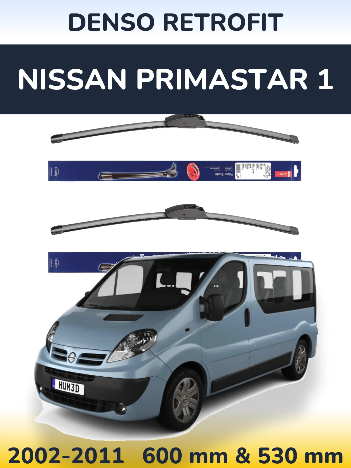 Ștergătoare Denso Retrofit pentru Nissan Primastar 1