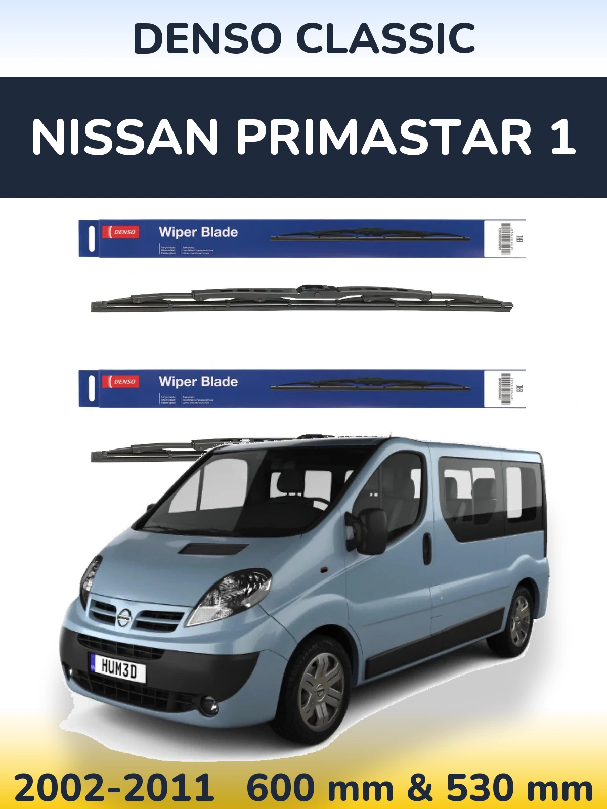 Ștergătoare Denso Classic pentru Nissan Primastar 1