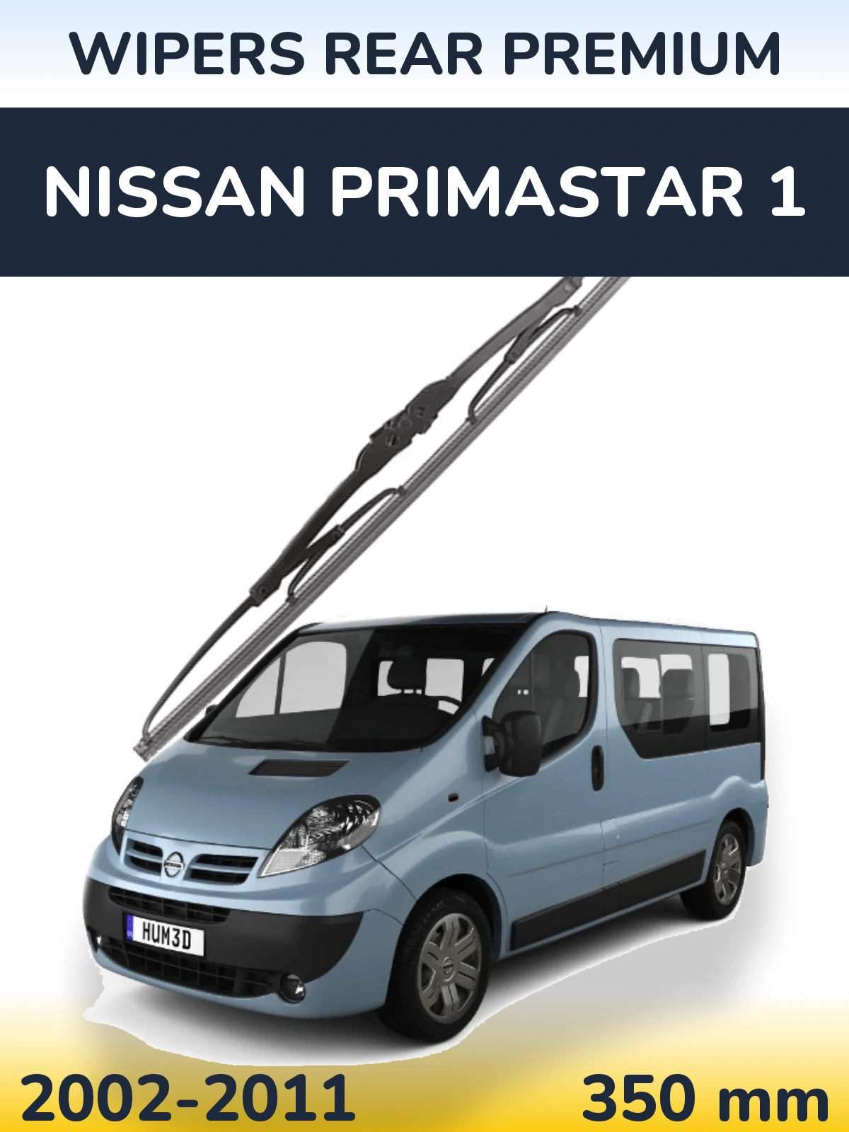 Ștergătoare WIPERS REAR PREMIUM pentru Nissan Primastar 1
