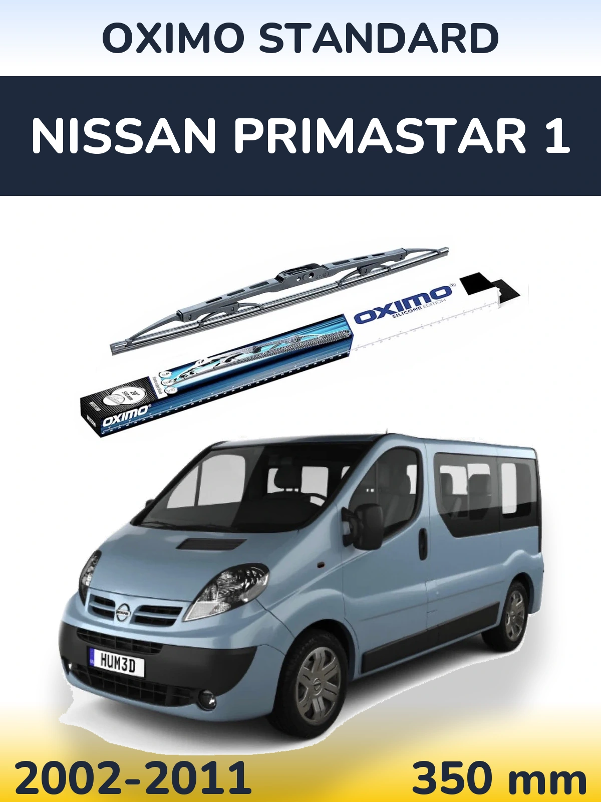 Ștergătoare Oximo Standard pentru Nissan Primastar 1