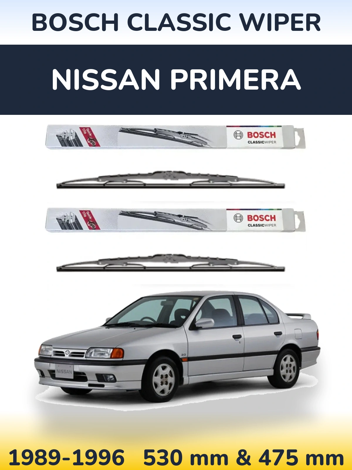 Ștergătoare BOSCH Classic Wiper pentru Nissan Primera