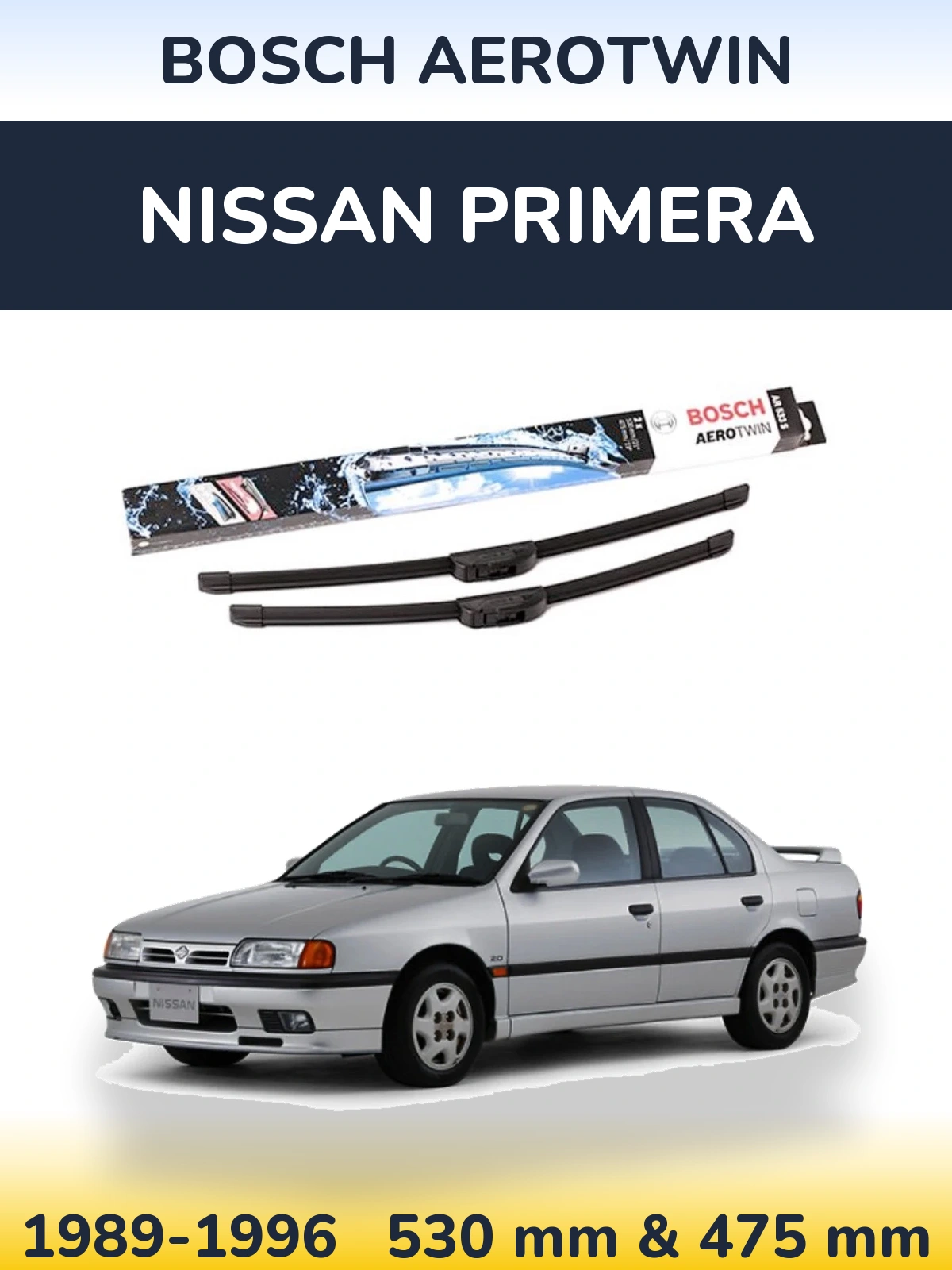 Ștergătoare BOSCH AeroTwin pentru Nissan Primera