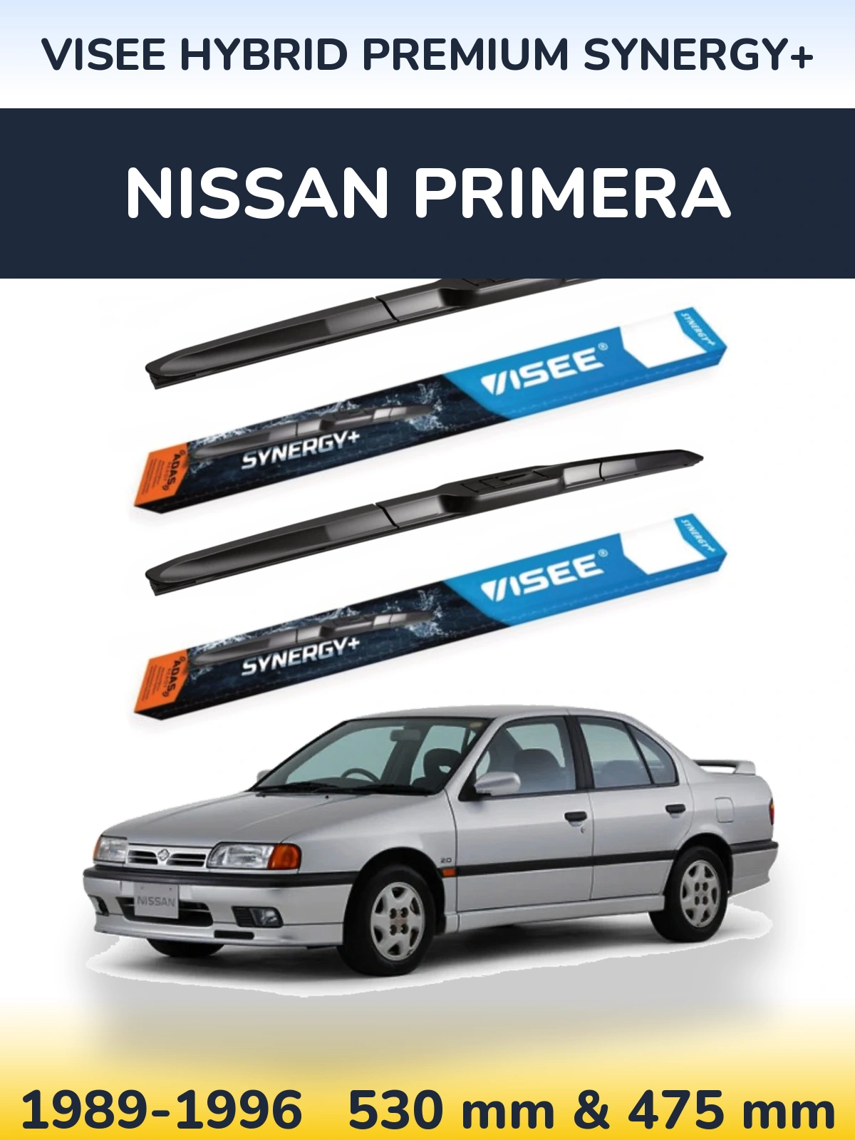 Ștergătoare VISEE HYBRID PREMIUM SYNERGY+ pentru Nissan Primera