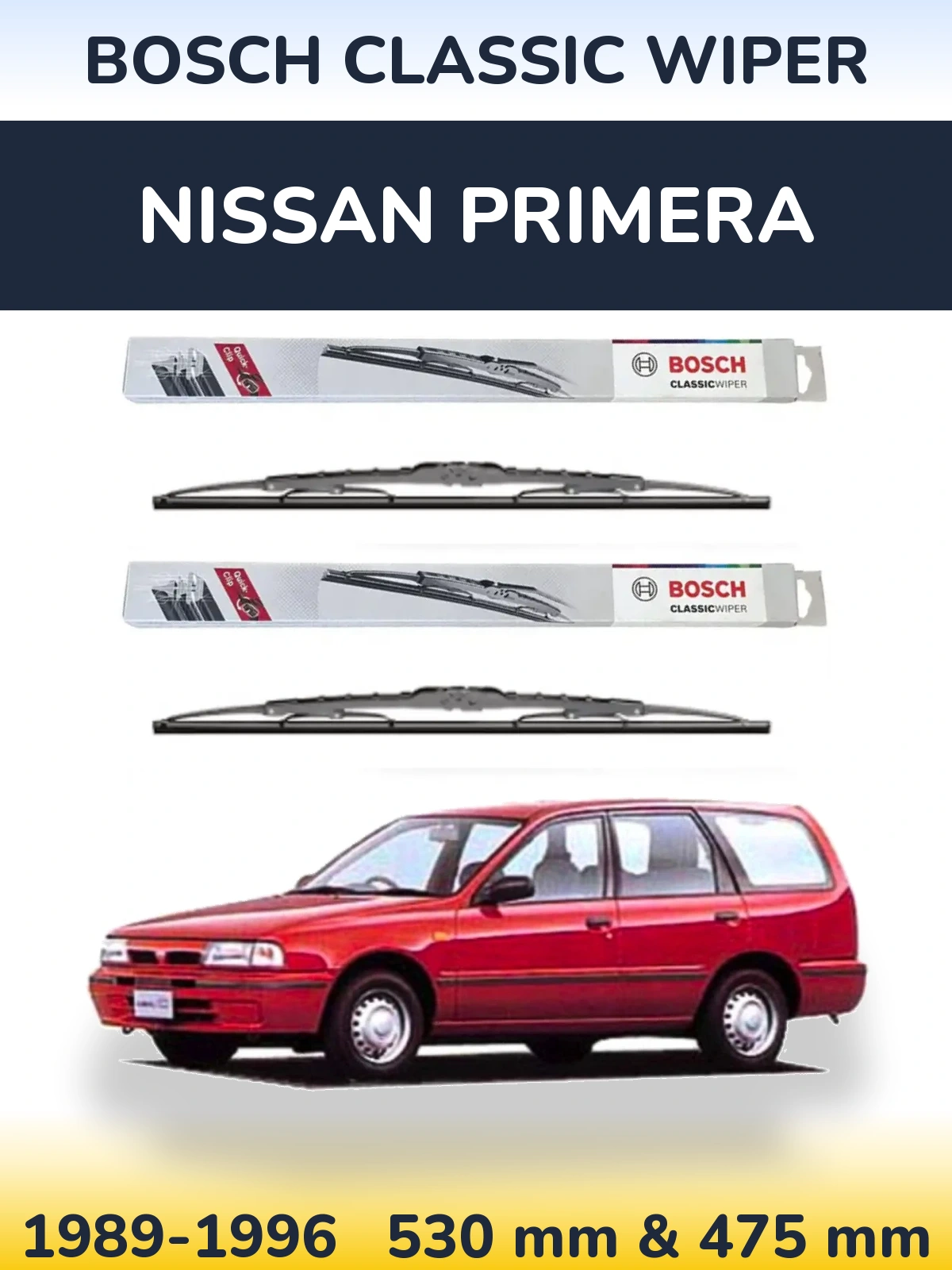 Ștergătoare BOSCH Classic Wiper pentru Nissan Primera