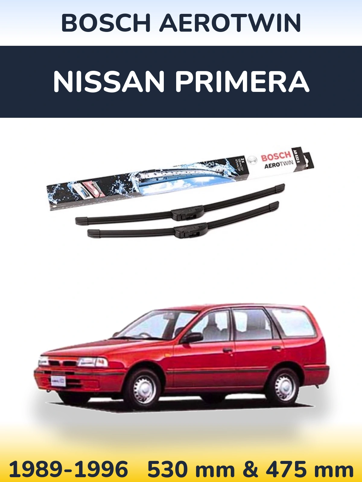 Ștergătoare BOSCH AeroTwin pentru Nissan Primera