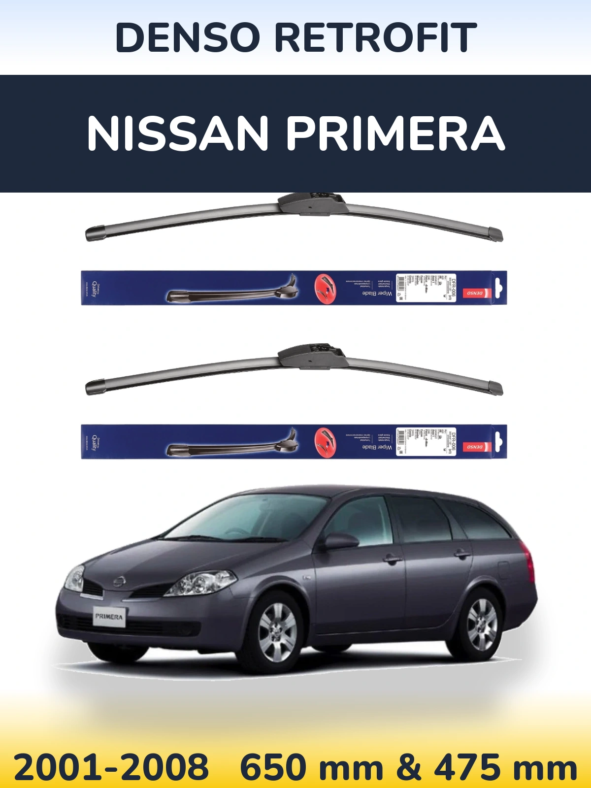 Ștergătoare Denso Retrofit pentru Nissan Primera
