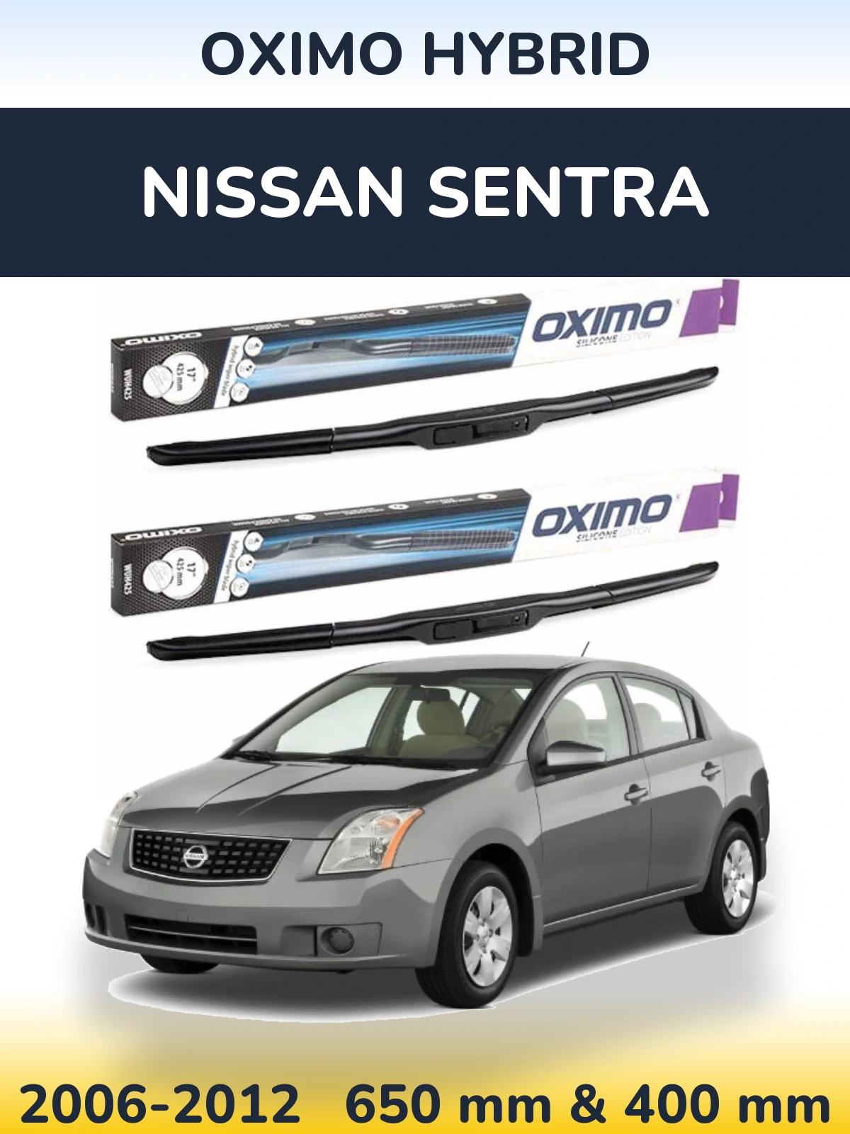 Ștergătoare Oximo Hybrid pentru Nissan Sentra