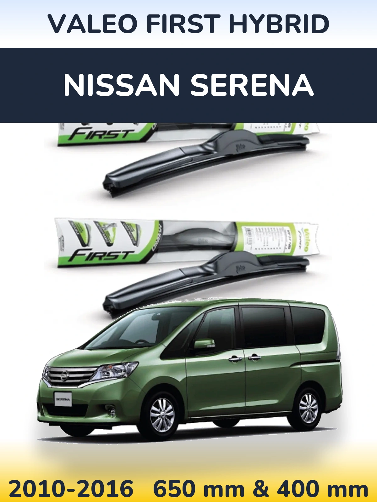 Ștergătoare Valeo First Hybrid pentru Nissan Serena