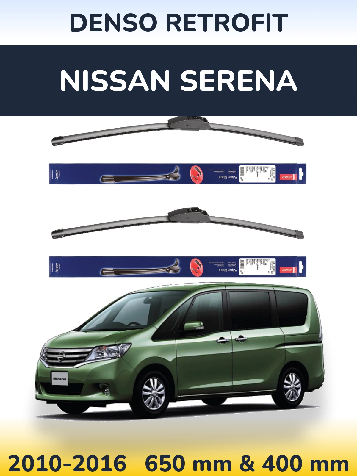 Ștergătoare Denso Retrofit pentru Nissan Serena