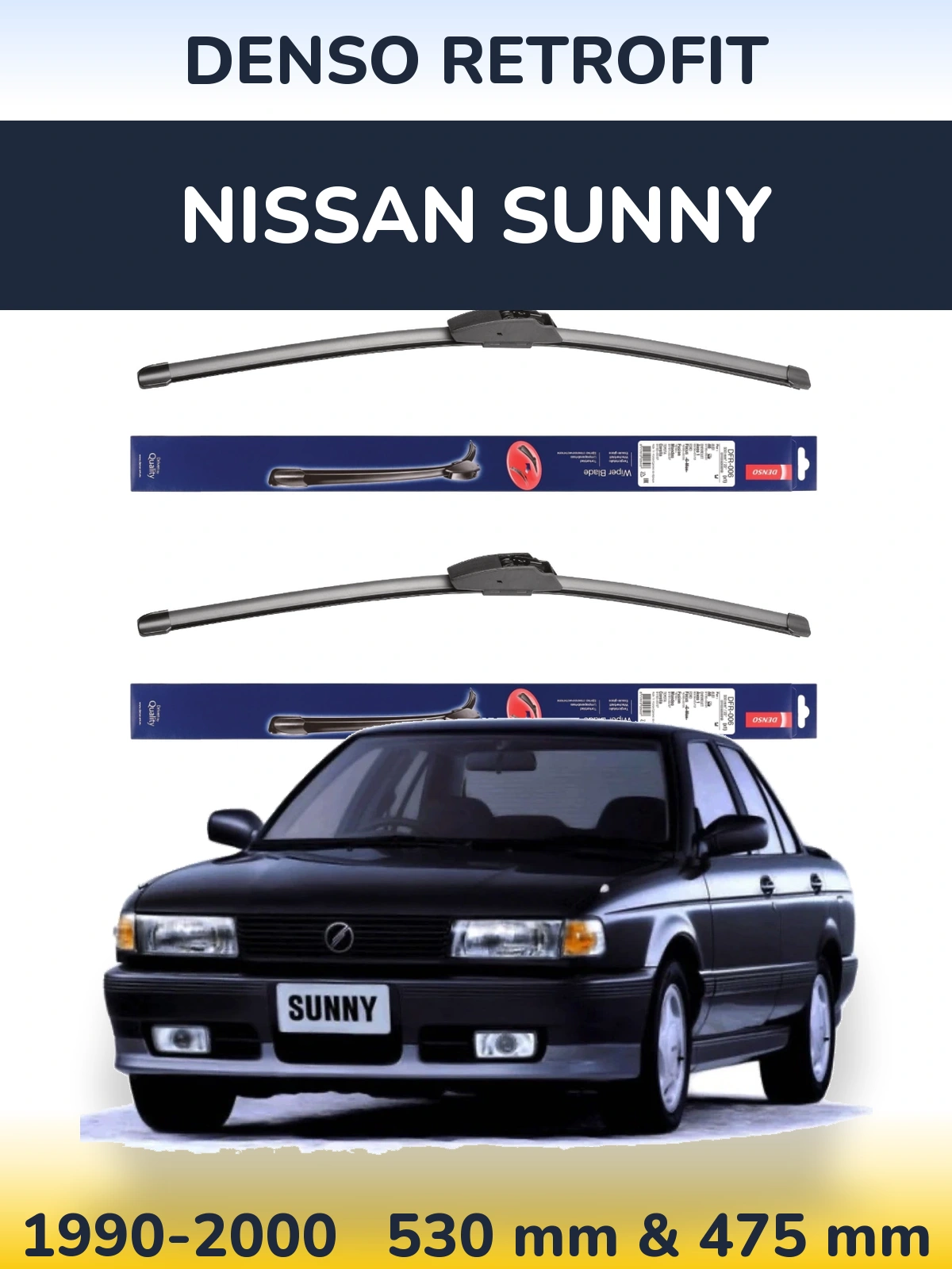 Ștergătoare Denso Retrofit pentru Nissan Sunny