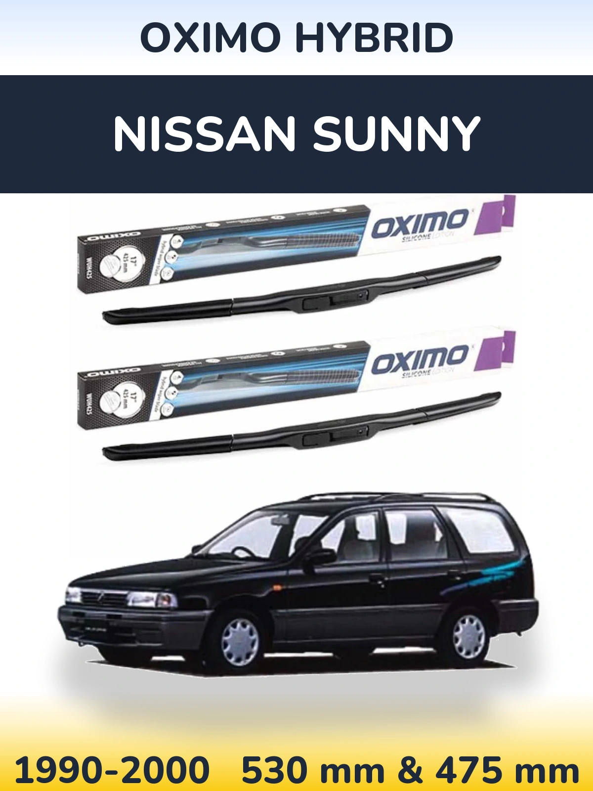 Ștergătoare Oximo Hybrid pentru Nissan Sunny