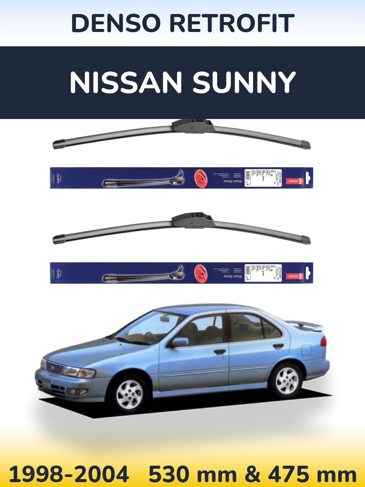 Ștergătoare Denso Retrofit pentru Nissan Sunny