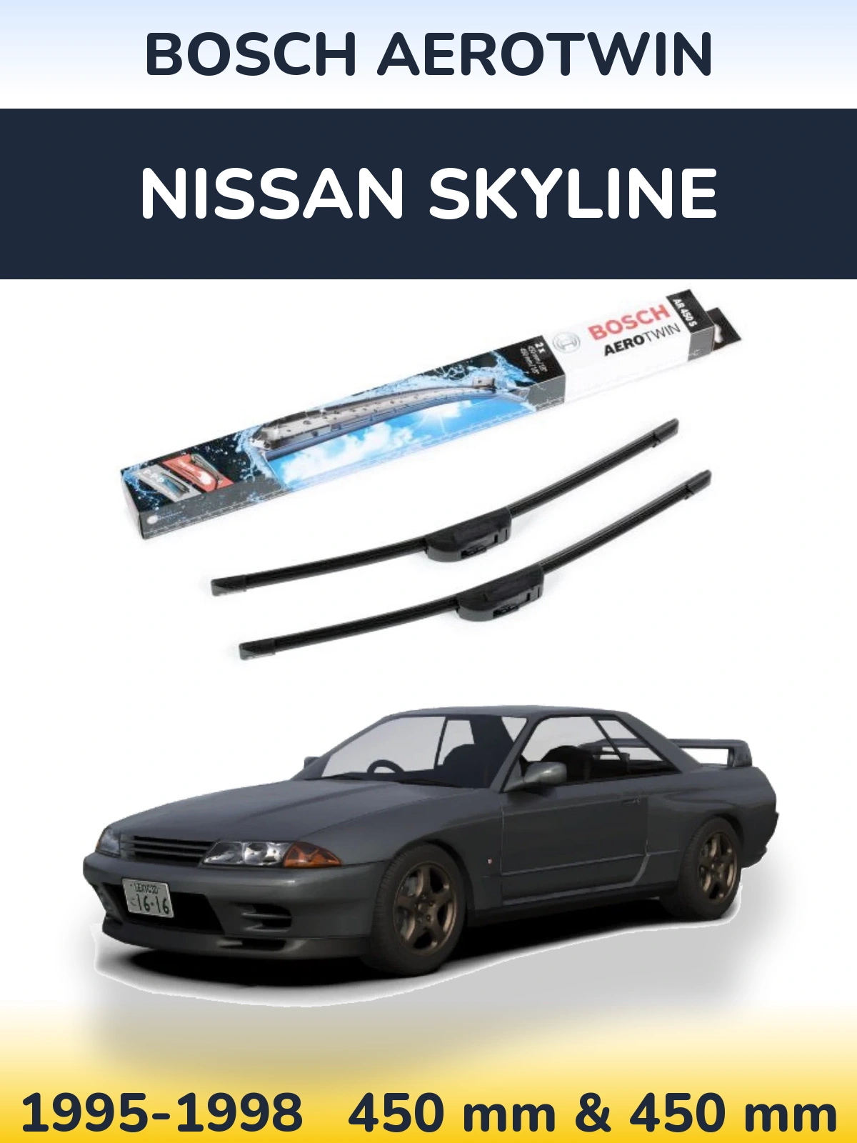 Ștergătoare BOSCH AeroTwin pentru Nissan Skyline