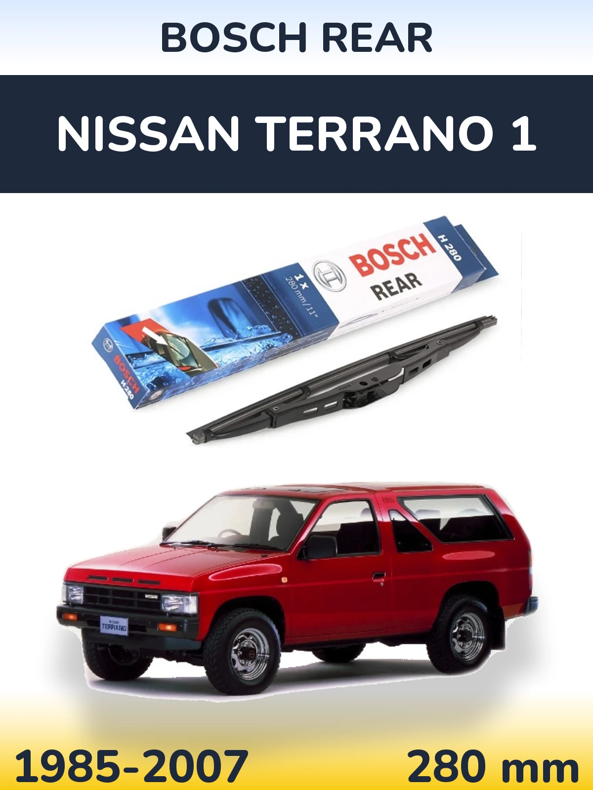 Ștergătoare BOSCH Rear pentru Nissan Terrano 1