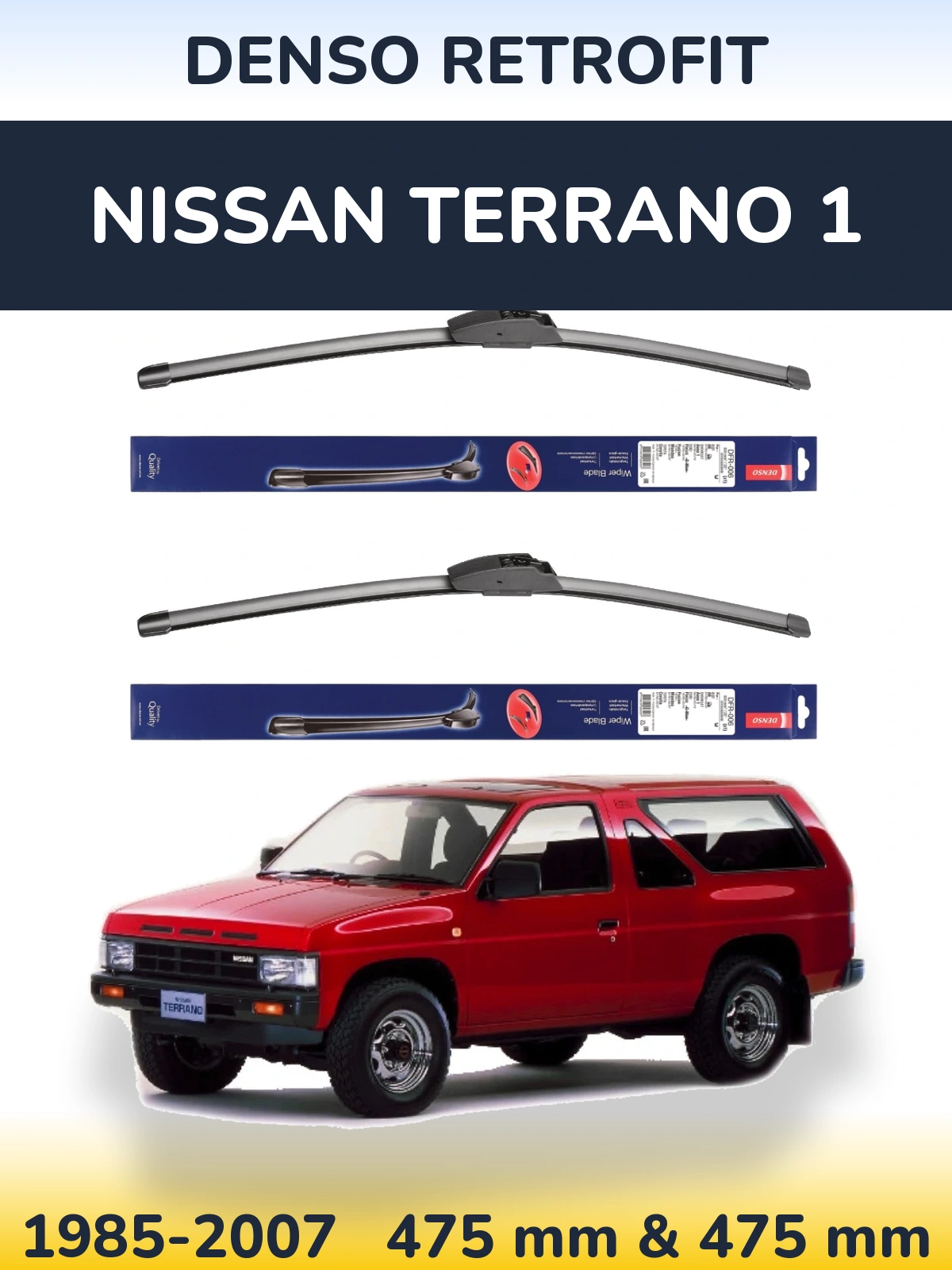 Ștergătoare Denso Retrofit pentru Nissan Terrano 1
