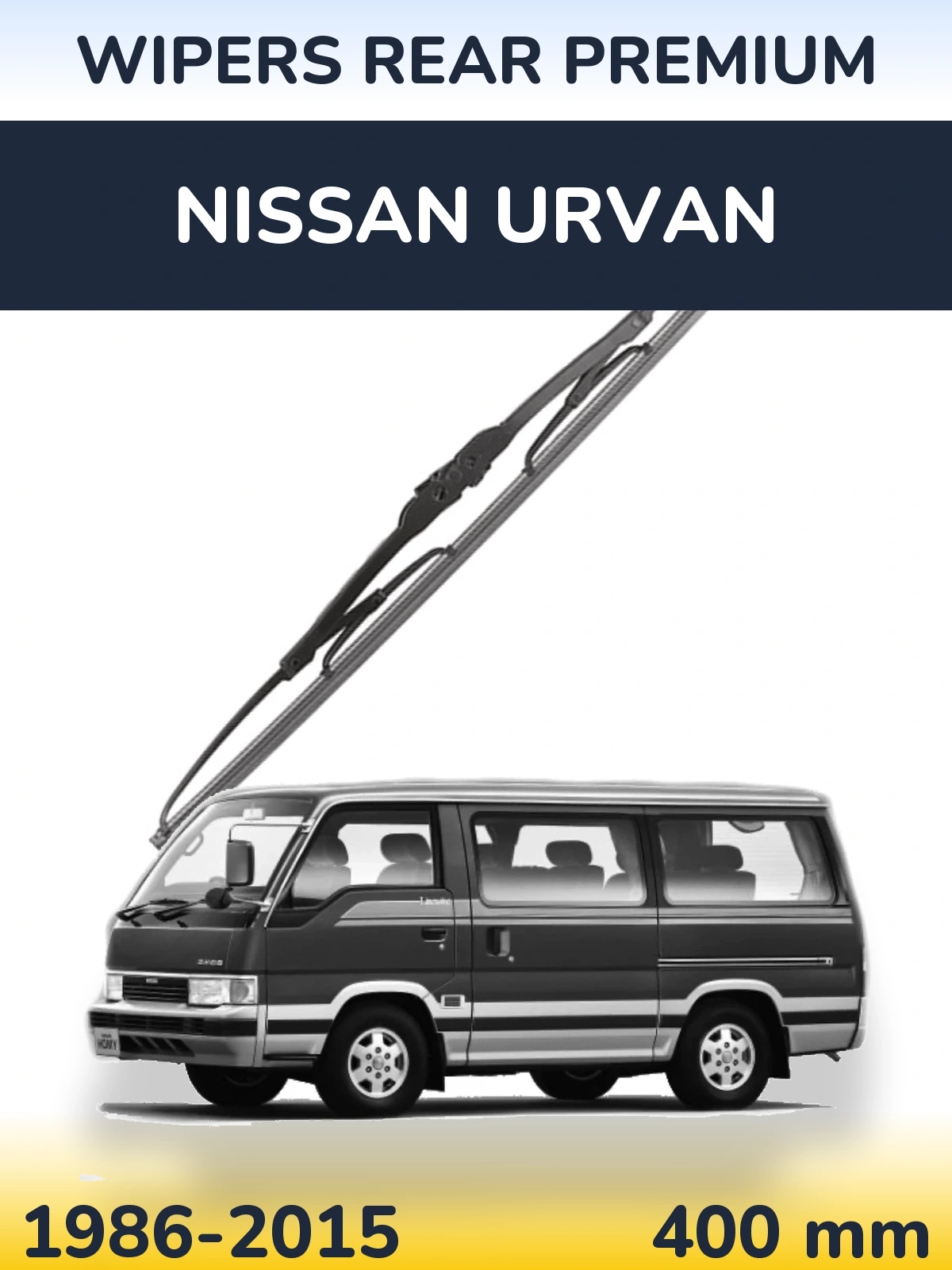 Ștergătoare WIPERS REAR PREMIUM pentru Nissan Urvan