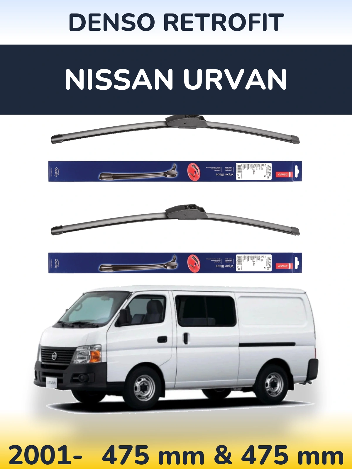 Ștergătoare Denso Retrofit pentru Nissan Urvan