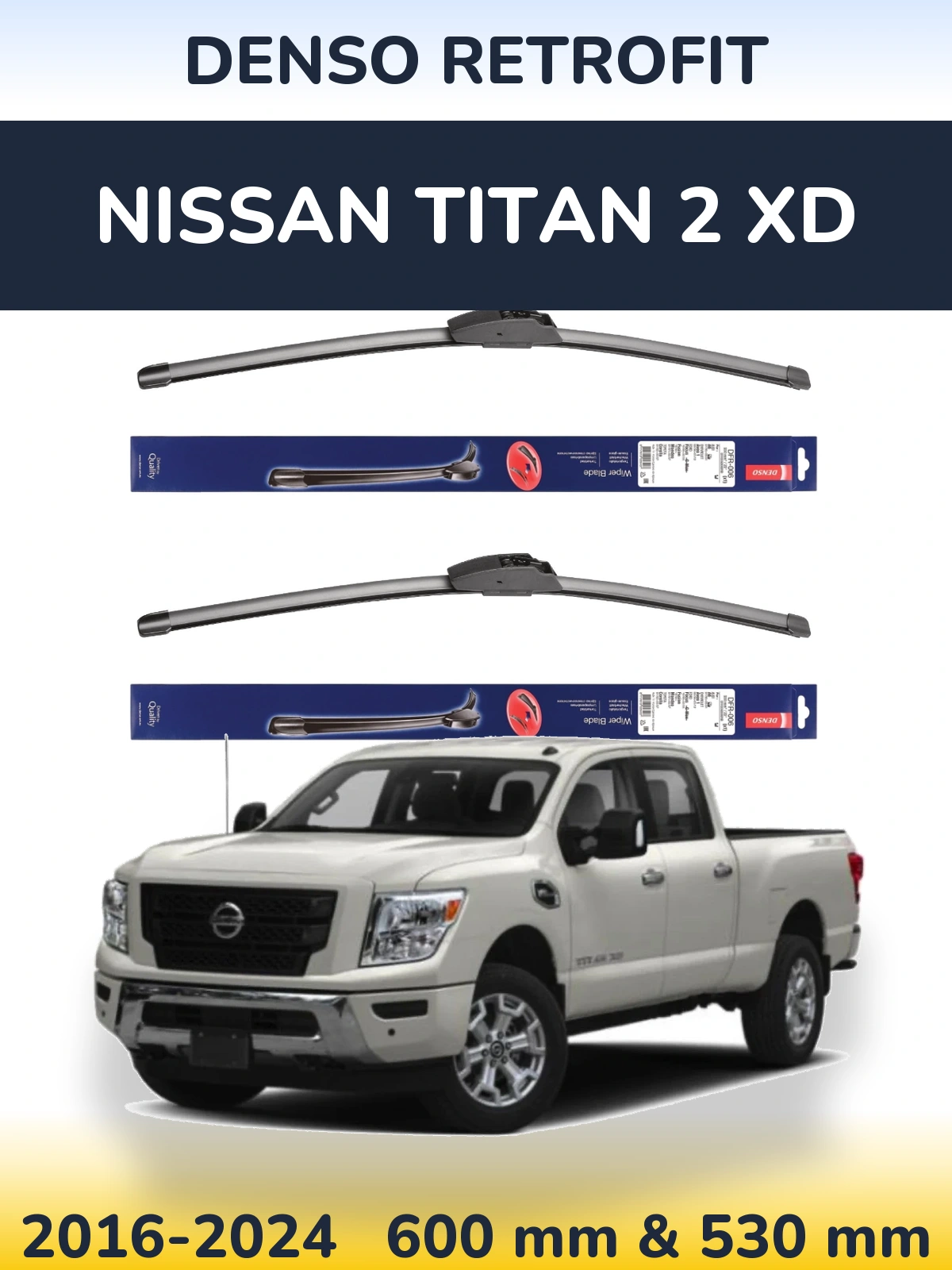 Ștergătoare Denso Retrofit pentru Nissan Titan 2 XD