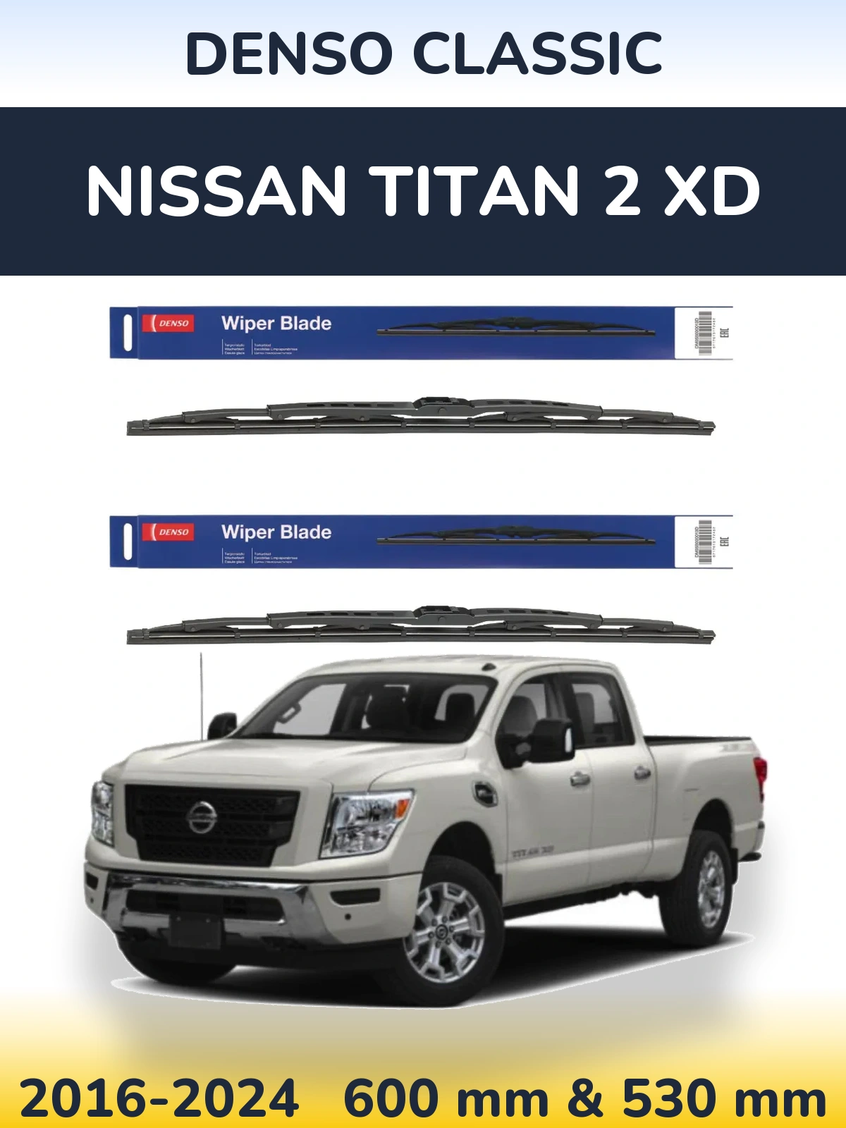 Ștergătoare Denso Classic pentru Nissan Titan 2 XD