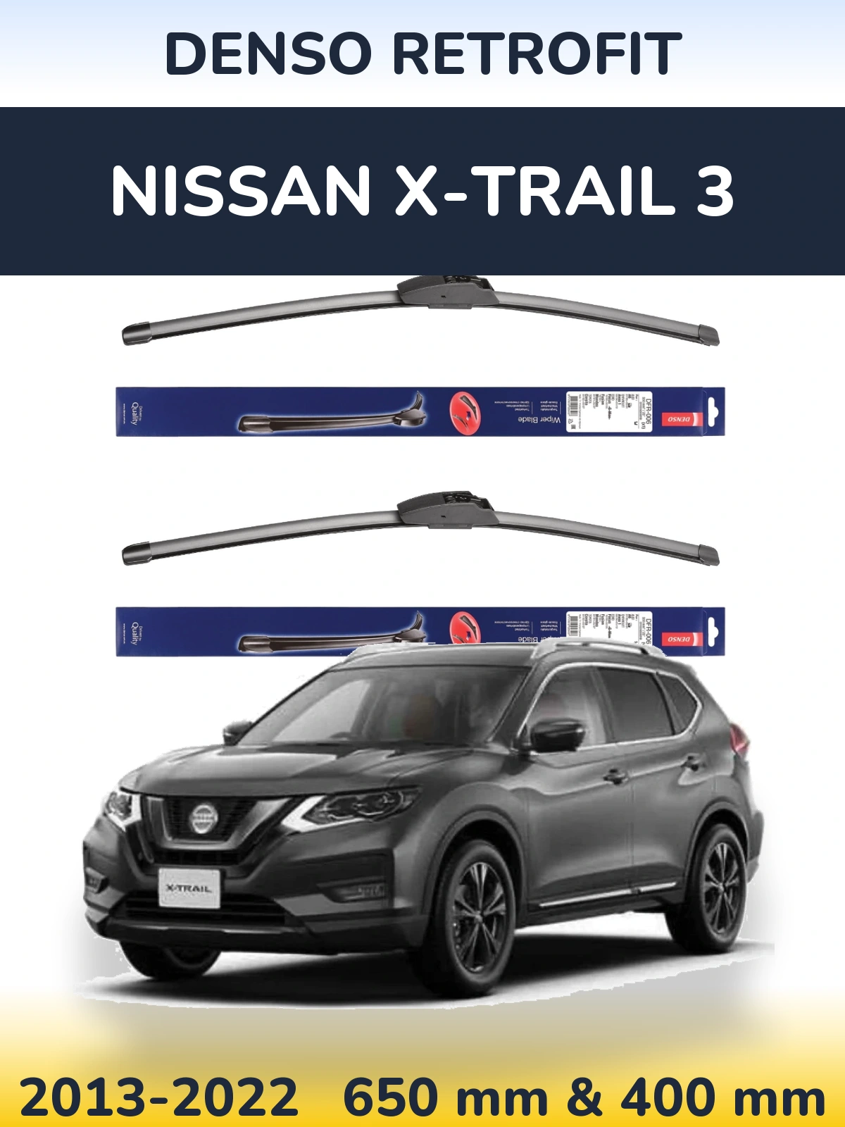 Ștergătoare Denso Retrofit pentru Nissan X-Trail 3