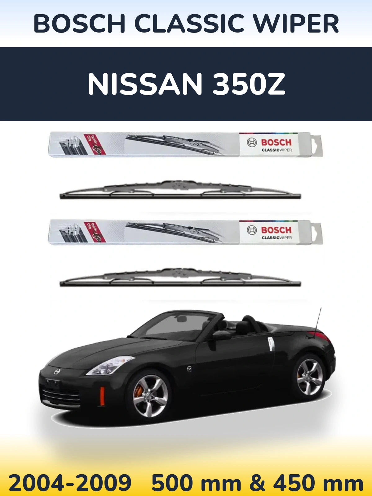 Ștergătoare BOSCH Classic Wiper pentru Nissan 350Z