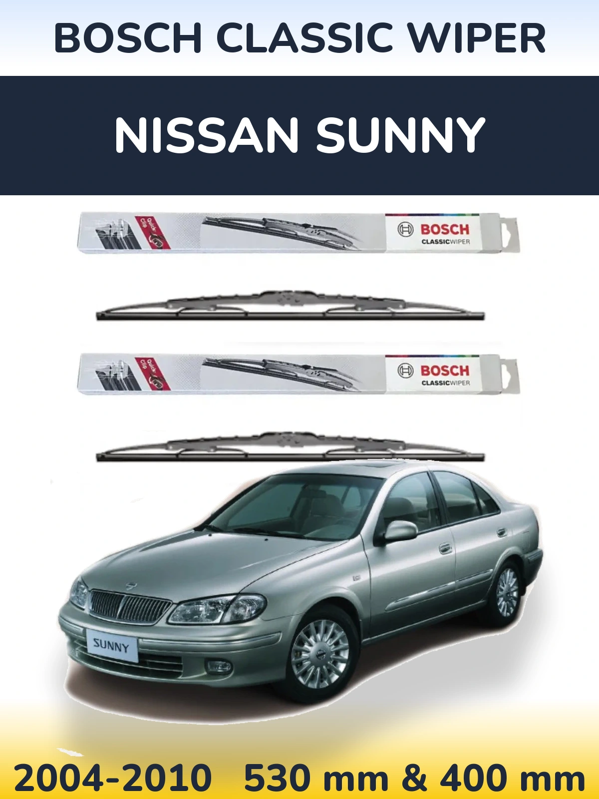 Ștergătoare BOSCH Classic Wiper pentru Nissan Sunny