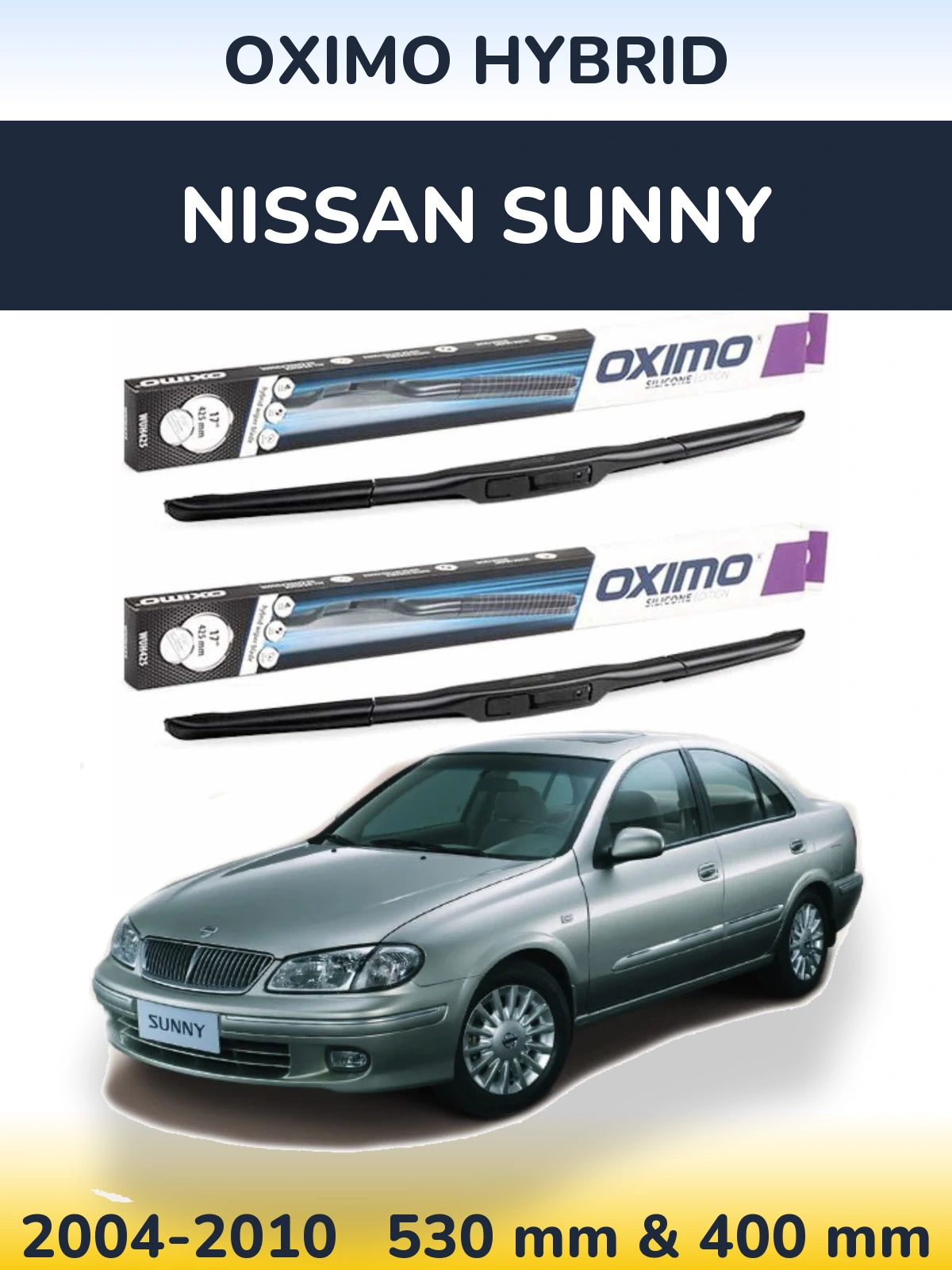 Ștergătoare Oximo Hybrid pentru Nissan Sunny