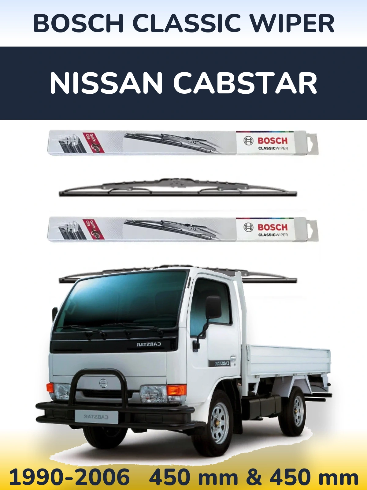 Ștergătoare BOSCH Classic Wiper pentru Nissan Cabstar