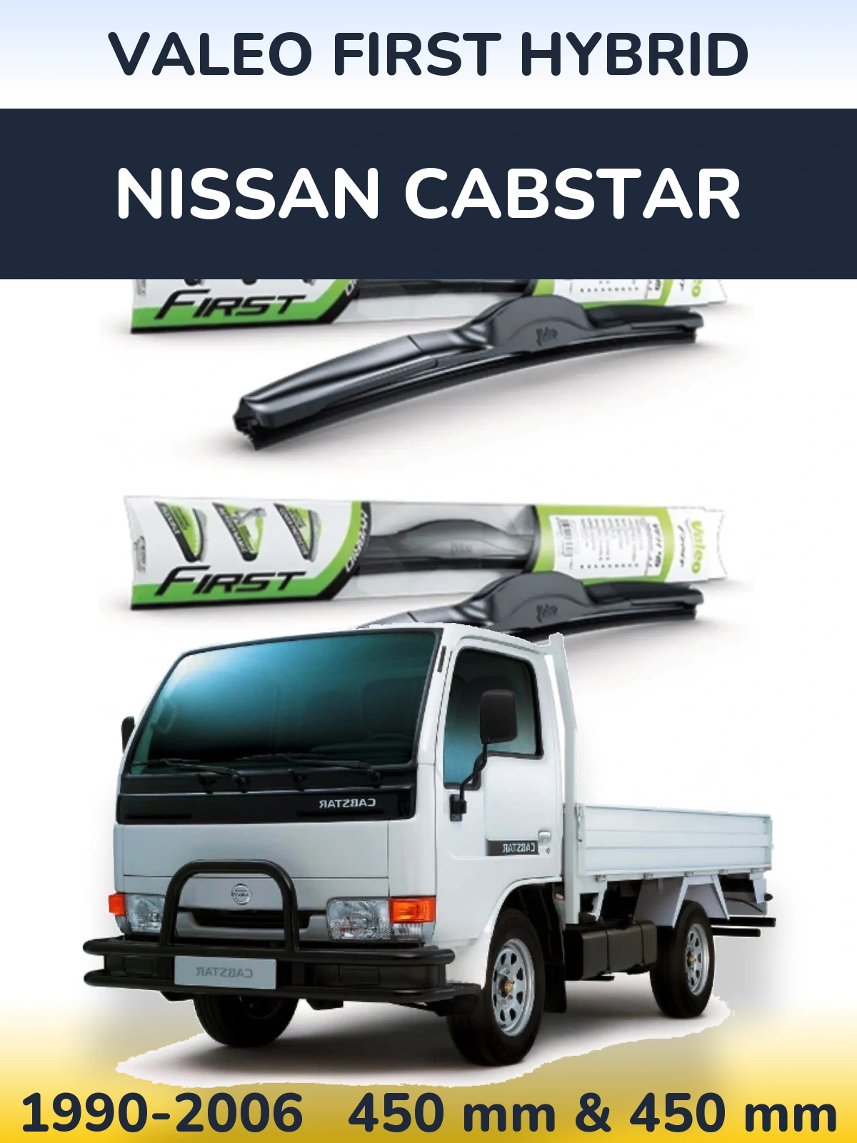 Ștergătoare Valeo First Hybrid pentru Nissan Cabstar