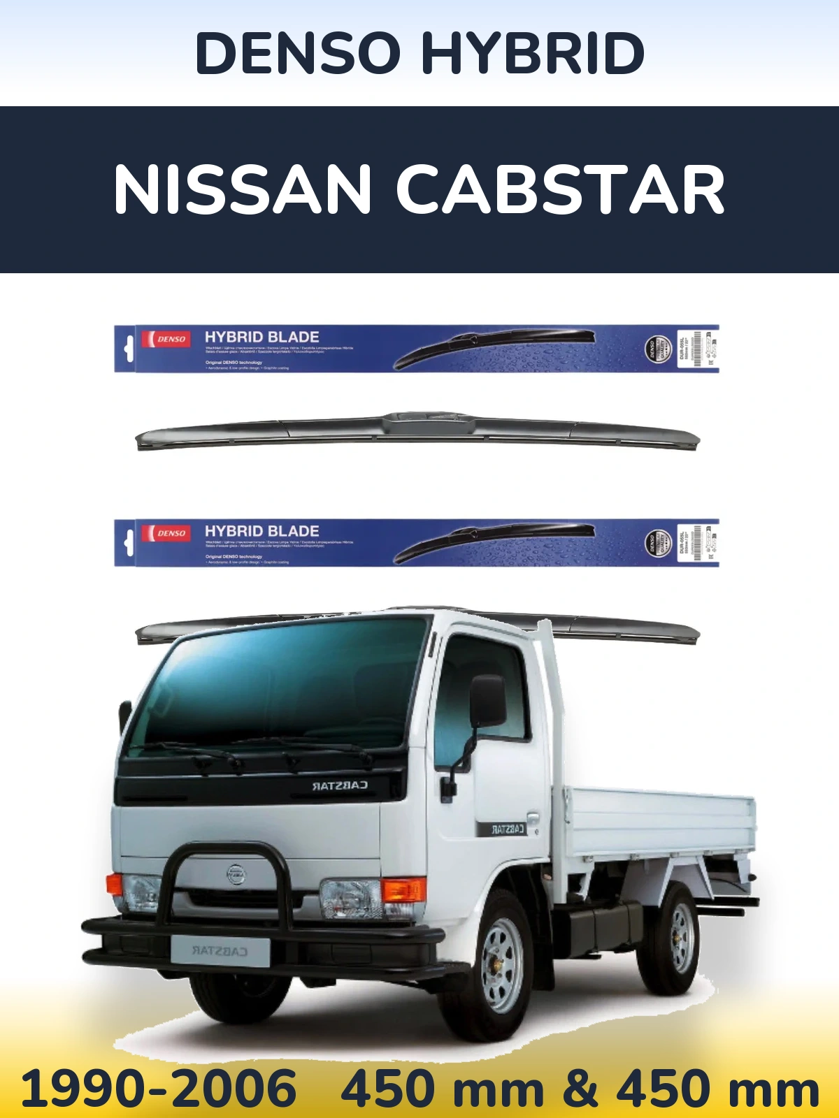 Ștergătoare Denso Hybrid pentru Nissan Cabstar