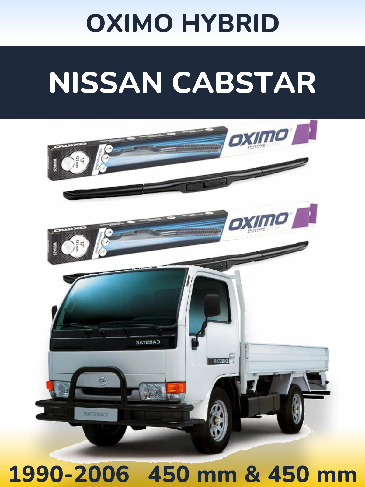 Ștergătoare Oximo Hybrid pentru Nissan Cabstar