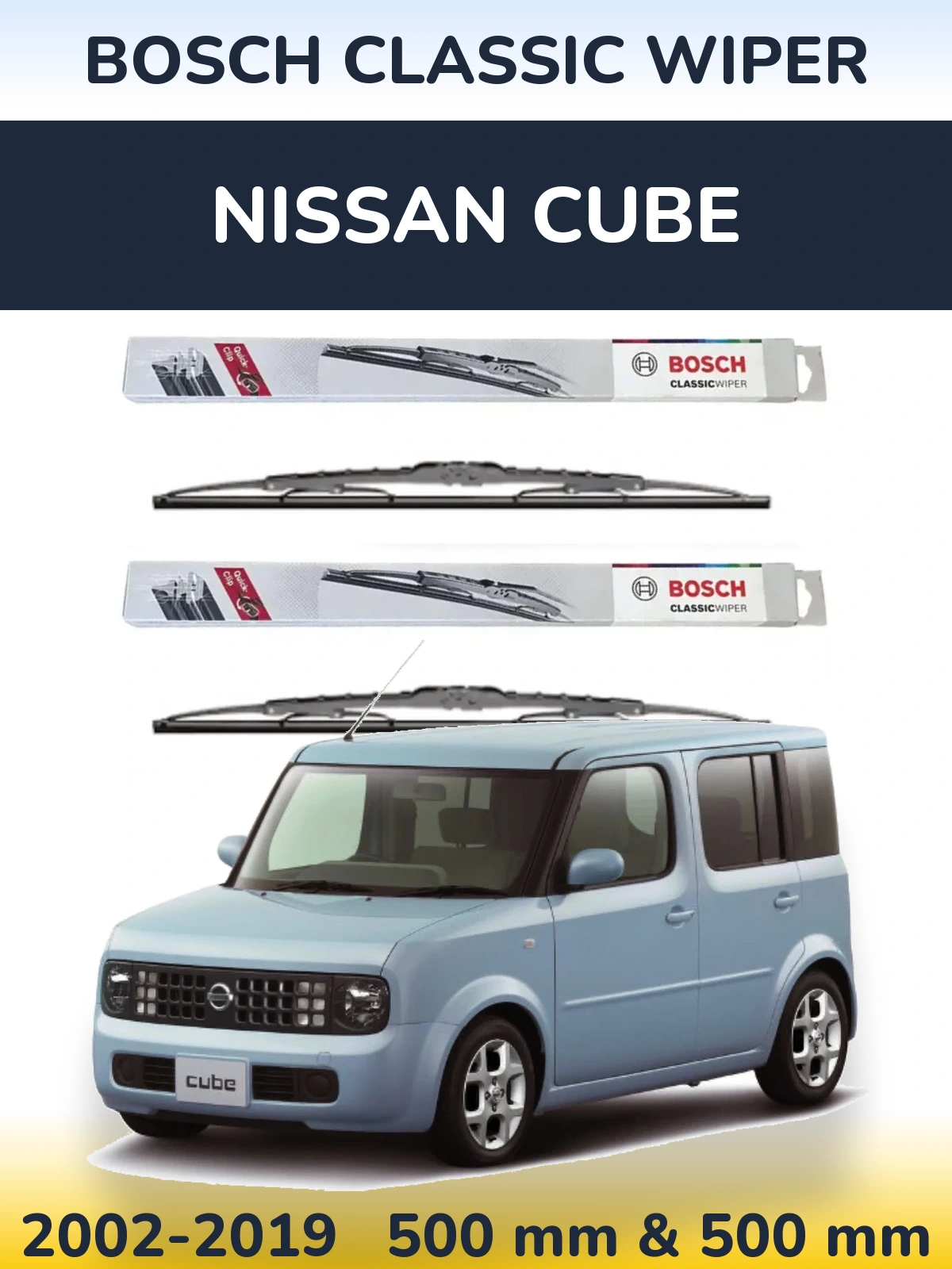 Ștergătoare BOSCH Classic Wiper pentru Nissan Cube