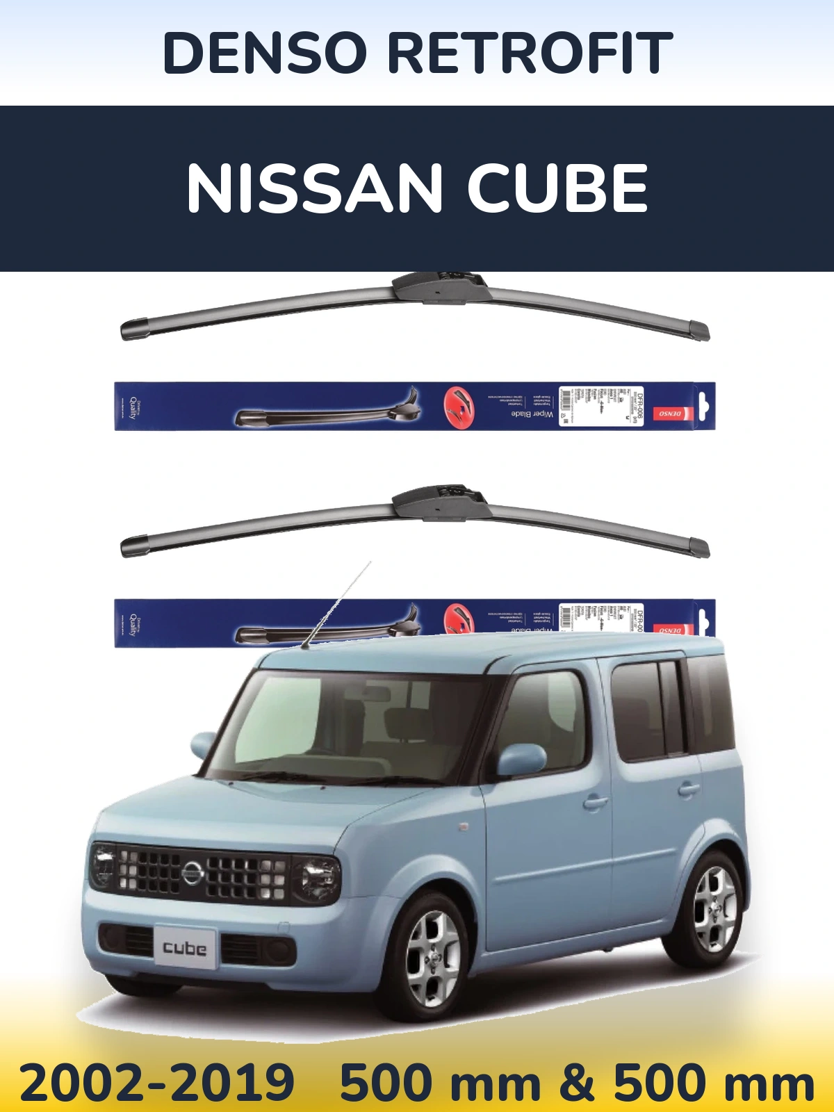 Ștergătoare Denso Retrofit pentru Nissan Cube