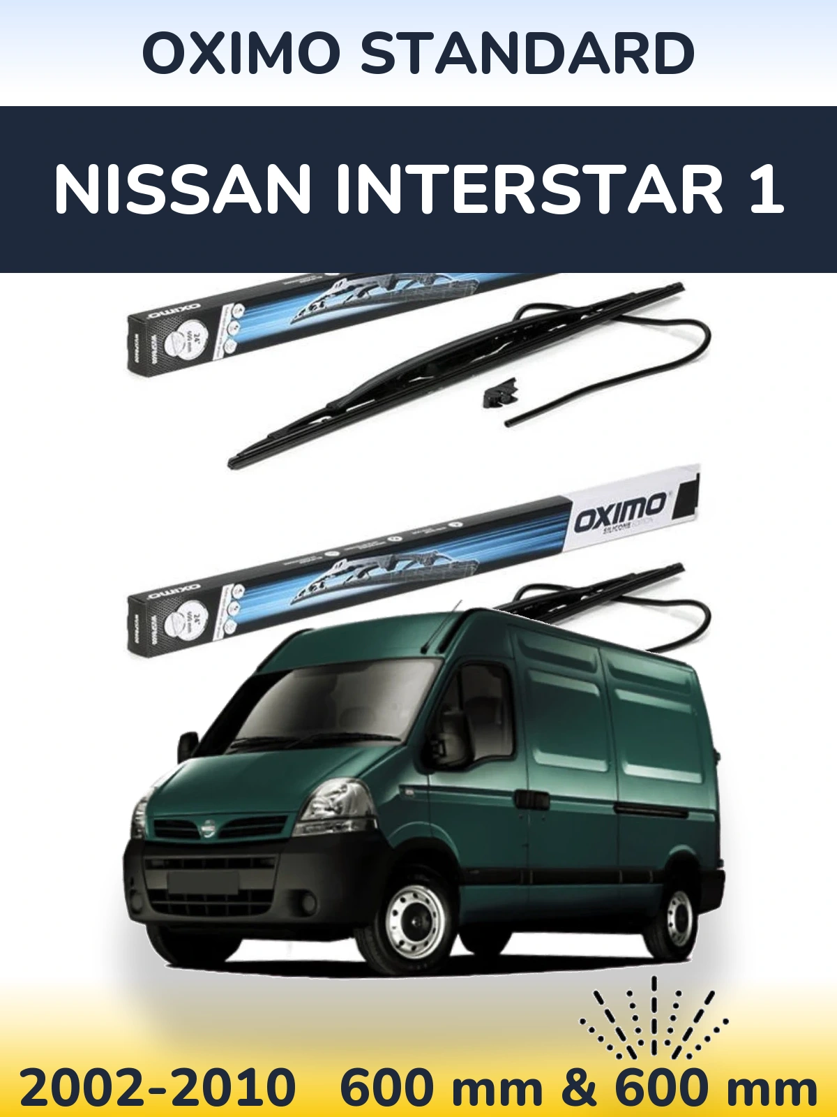Ștergătoare Oximo Standard pentru Nissan Interstar 1