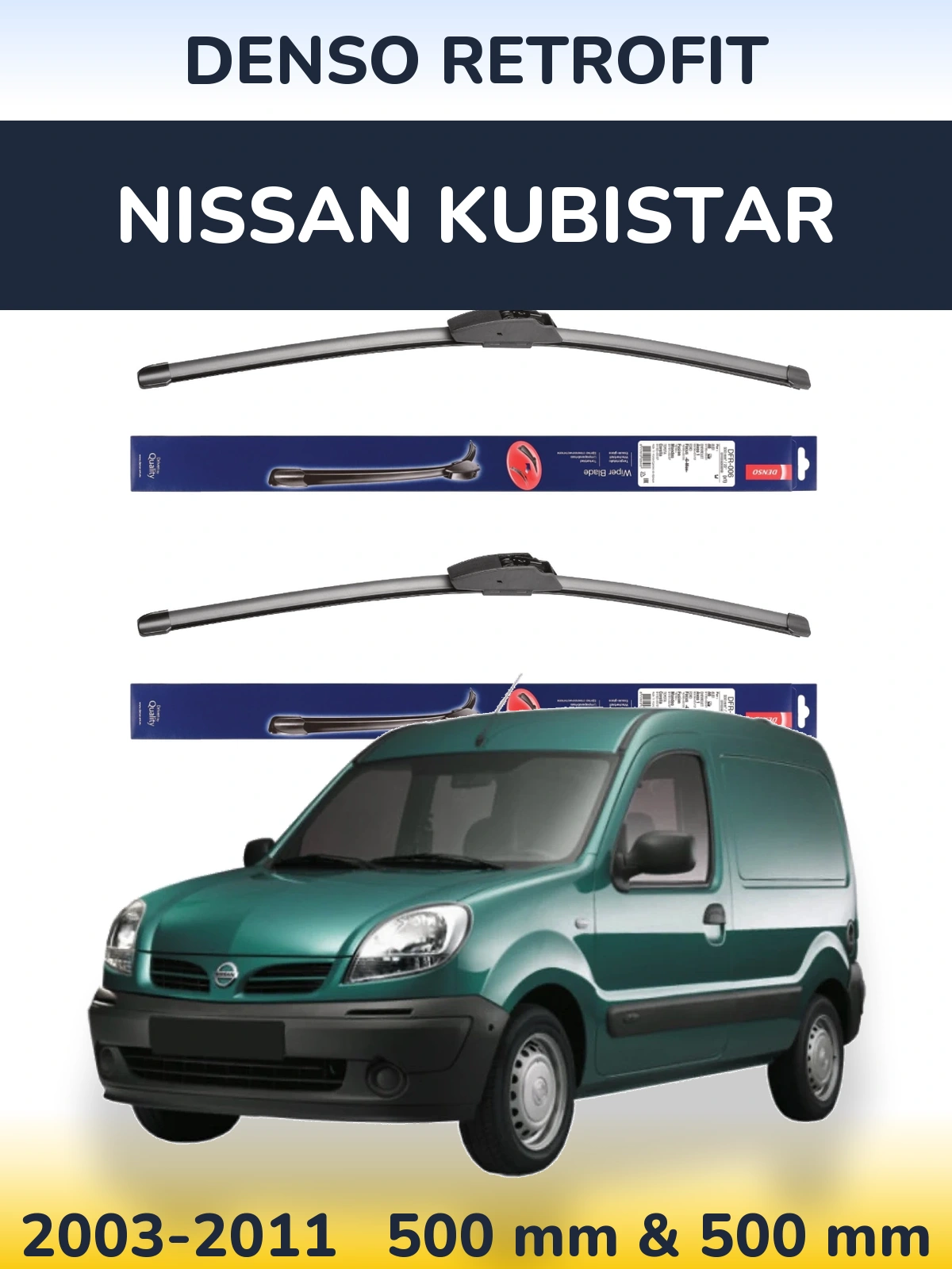 Ștergătoare Denso Retrofit pentru Nissan Kubistar