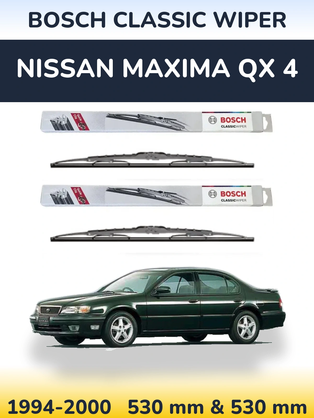 Ștergătoare BOSCH Classic Wiper pentru Nissan Maxima QX 4