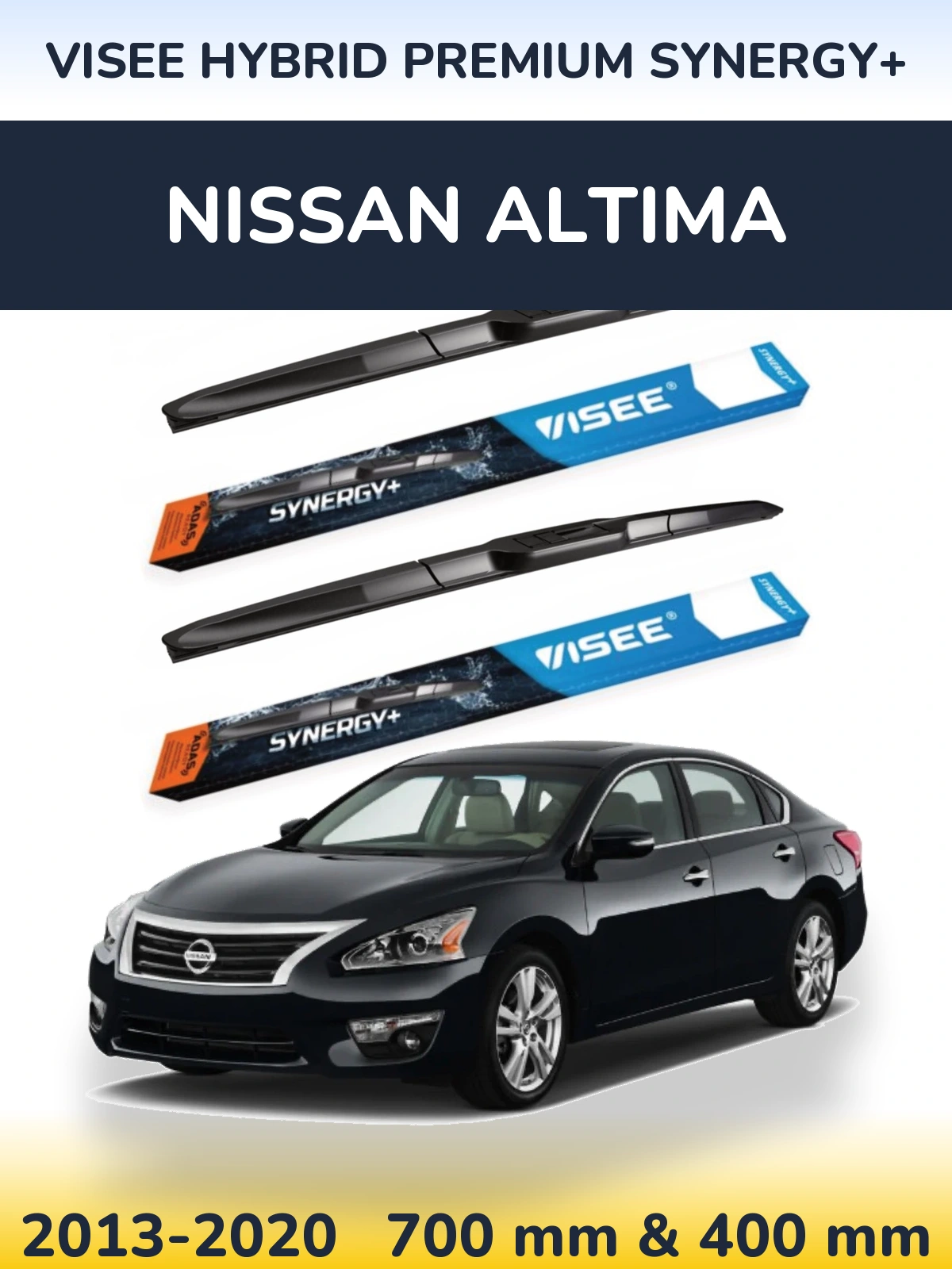 Ștergătoare VISEE HYBRID PREMIUM SYNERGY+ pentru Nissan Altima