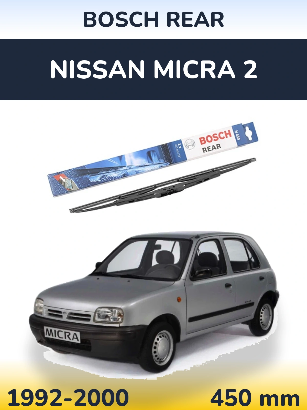 Ștergătoare BOSCH Rear pentru Nissan Micra 2