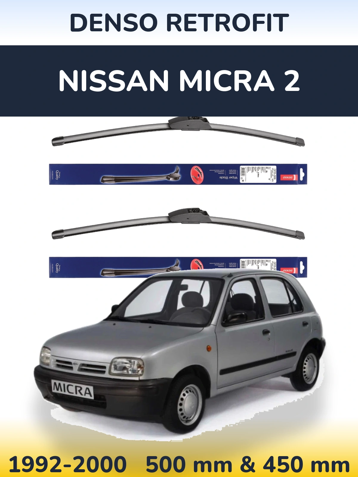 Ștergătoare Denso Retrofit pentru Nissan Micra 2