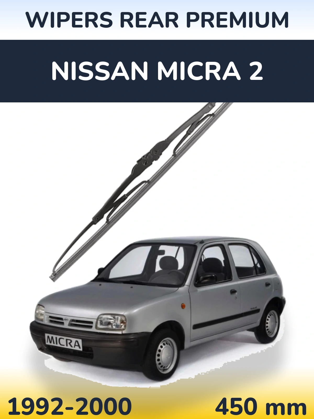 Ștergătoare WIPERS REAR PREMIUM pentru Nissan Micra 2