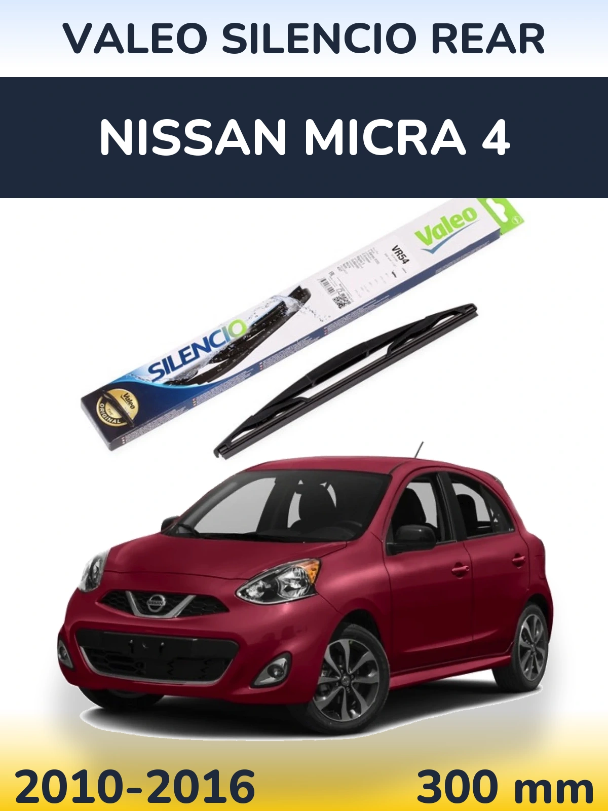 Ștergătoare Valeo Silencio Rear pentru Nissan Micra 4