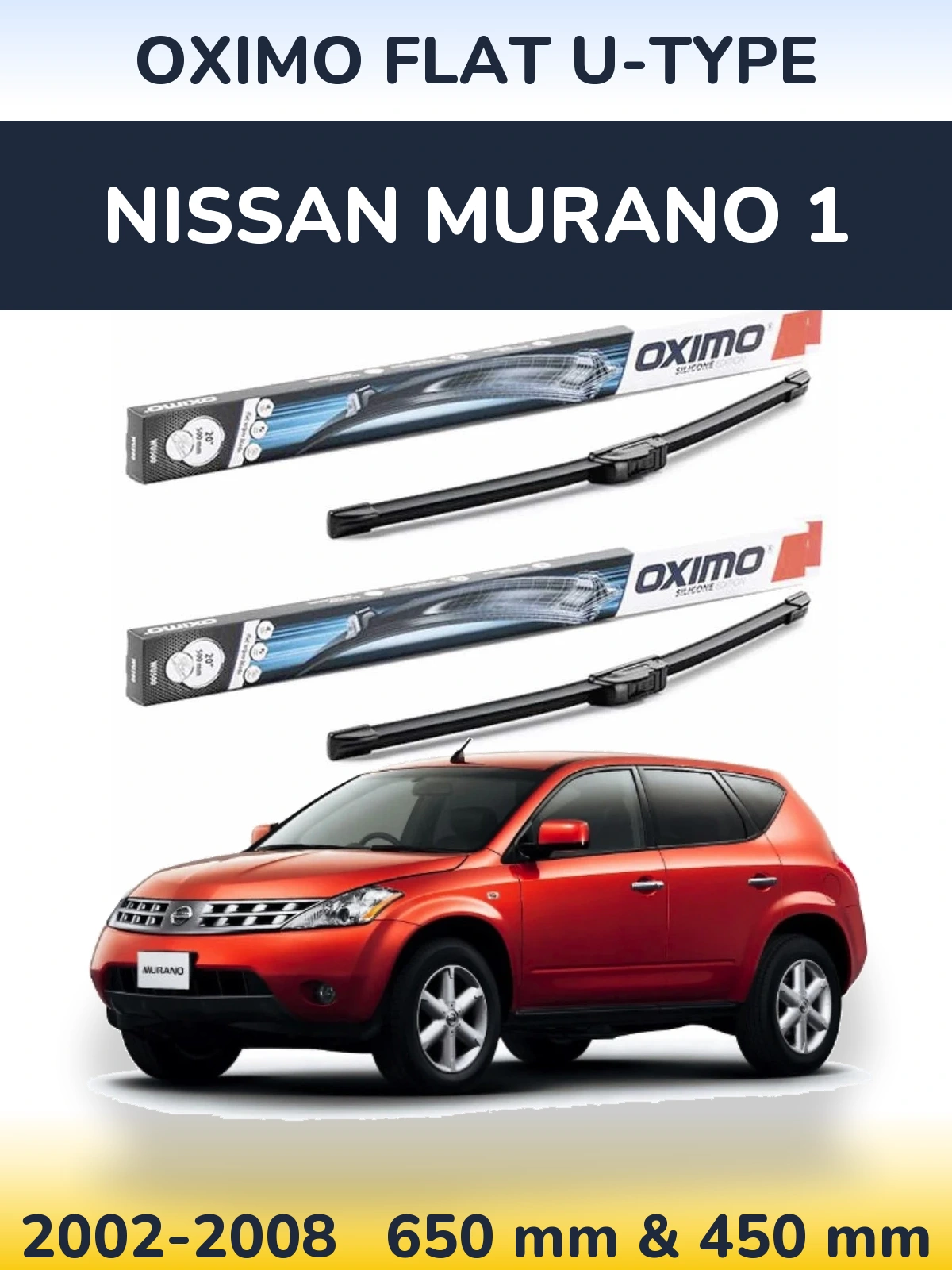 Ștergătoare Oximo Flat U-type pentru Nissan Murano 1