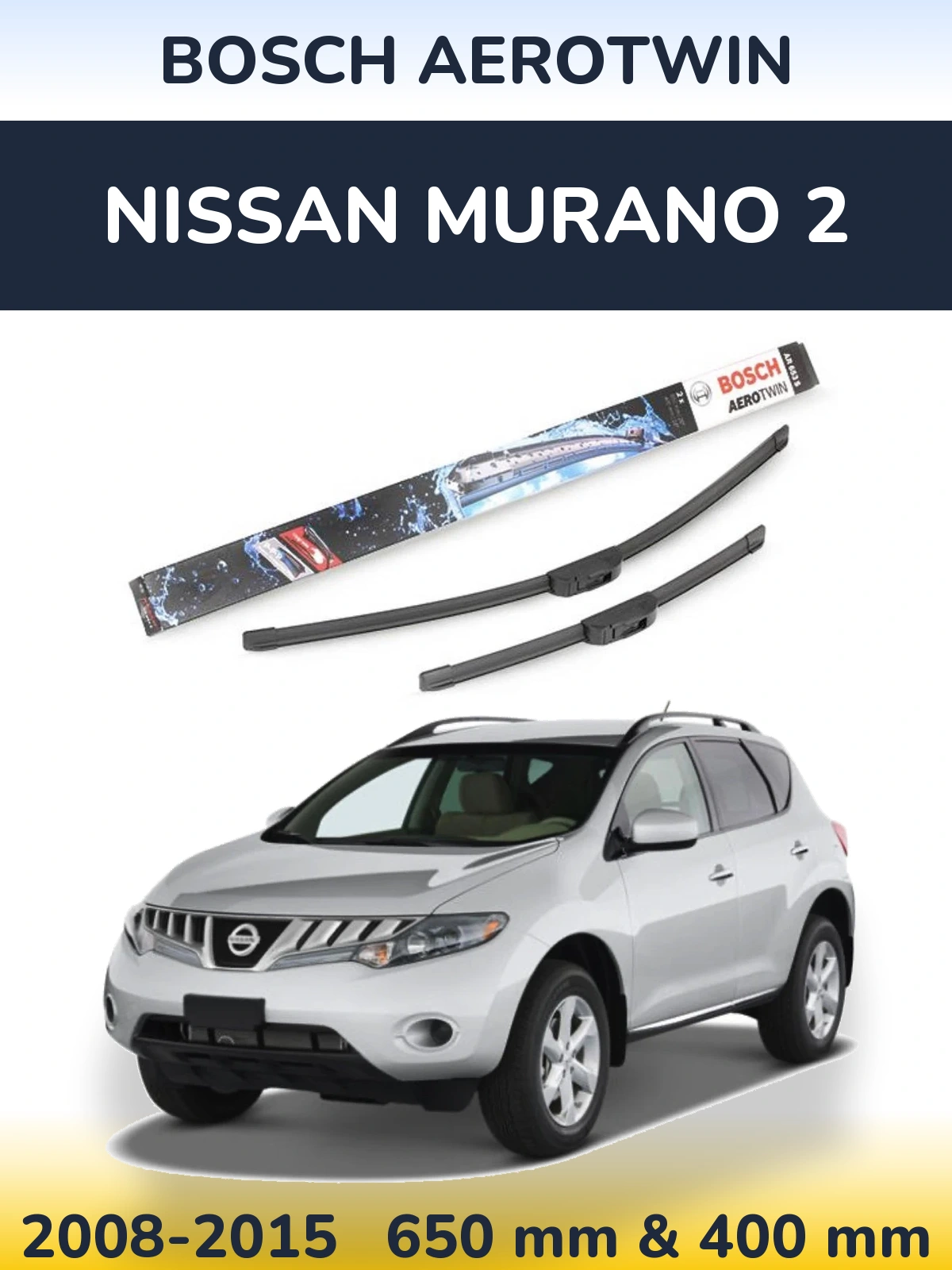 Ștergătoare BOSCH AeroTwin pentru Nissan Murano 2
