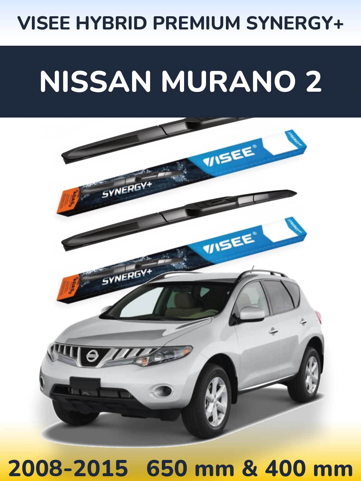 Ștergătoare VISEE HYBRID PREMIUM SYNERGY+ pentru Nissan Murano 2