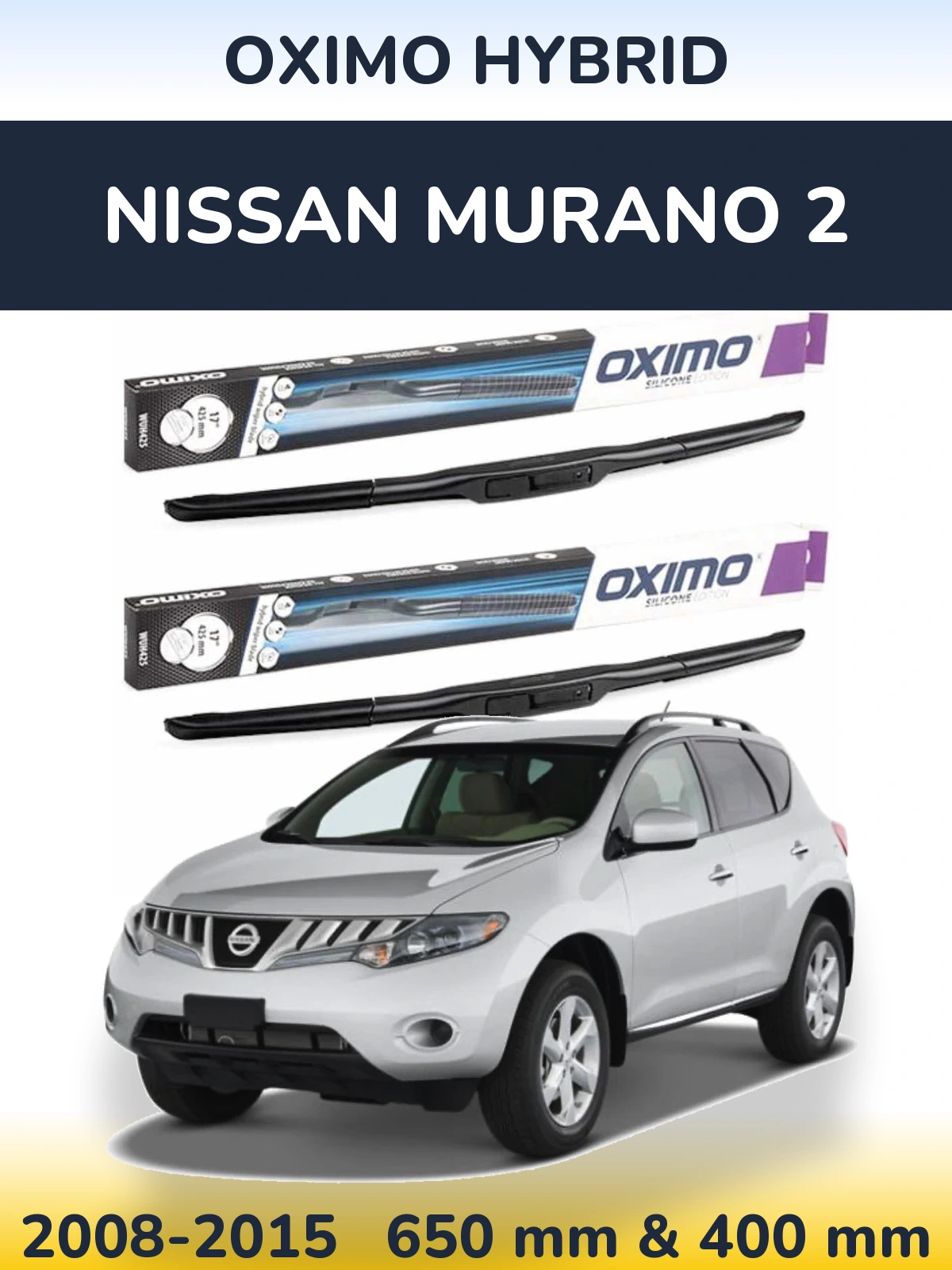Ștergătoare Oximo Hybrid pentru Nissan Murano 2