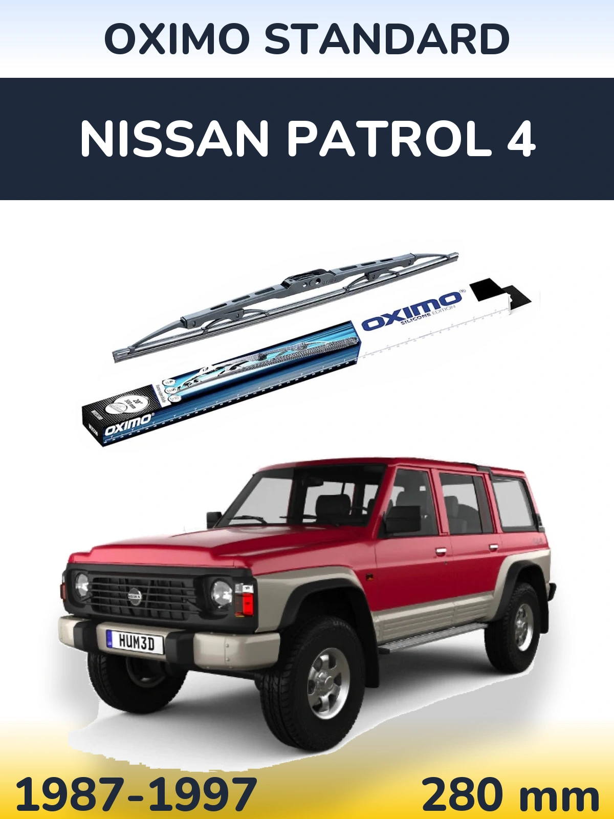 Ștergătoare Oximo Standard pentru Nissan Patrol 4